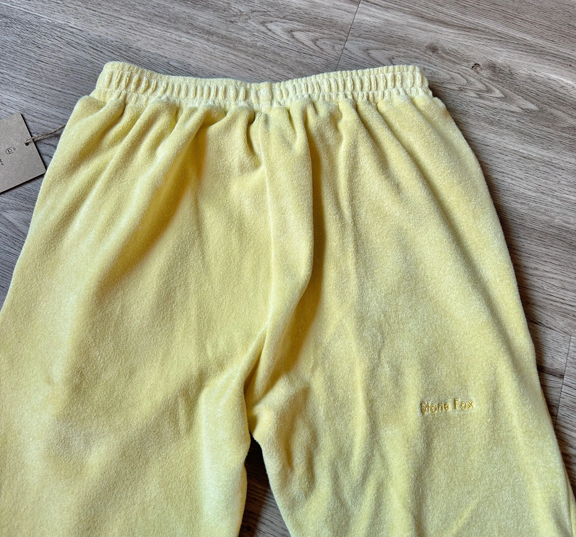 Jaya Terrycloth Pants in Lemongrass Size XS/S NWT - Image 8