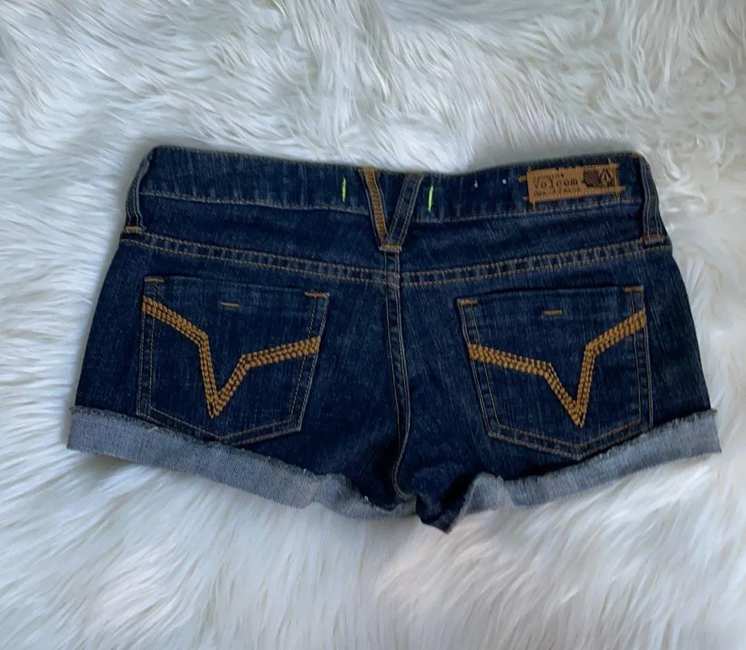 Volcom Denim Shorts Size 1 - Image 2