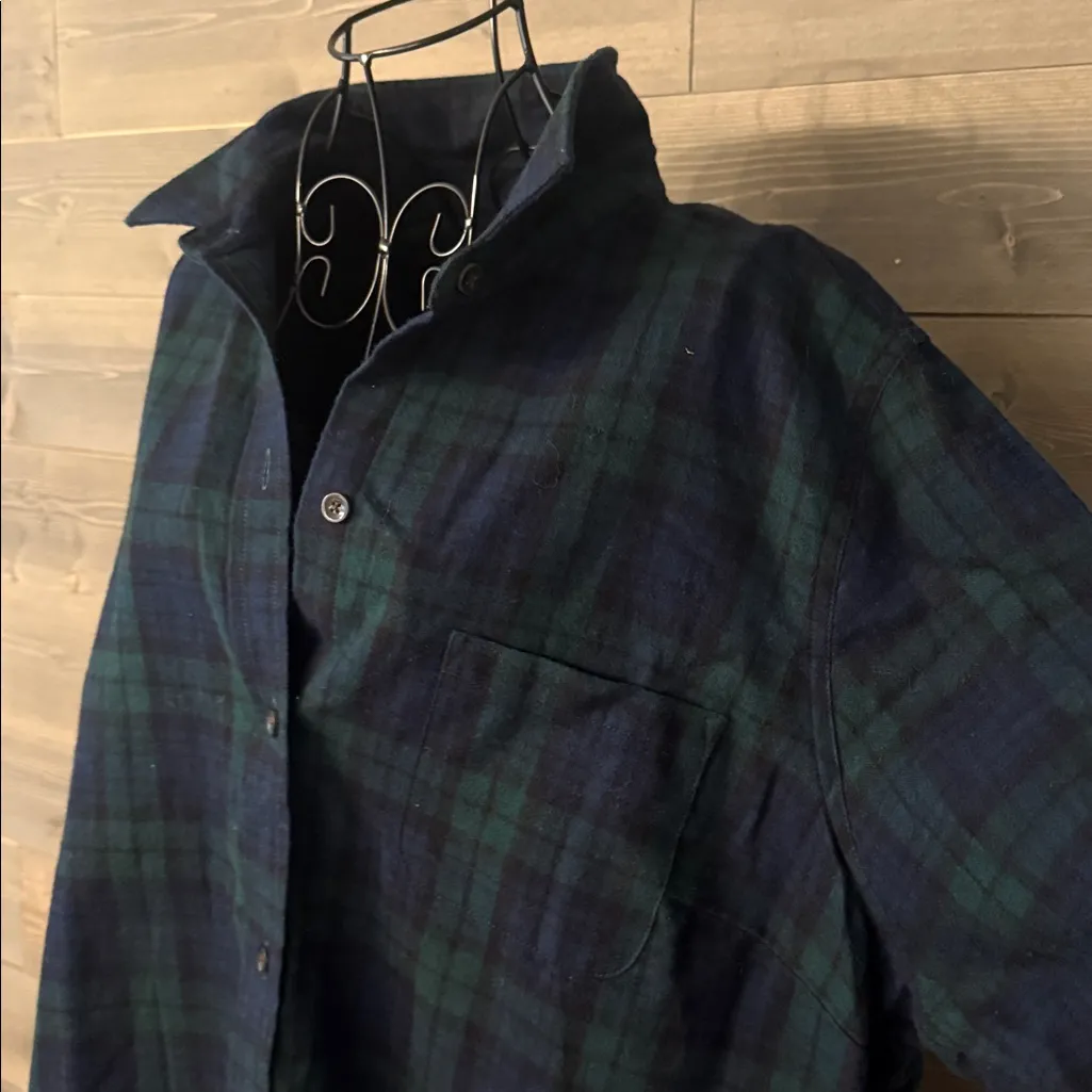 L.L. Bean relaxed fit plaid flannel button - Image 3