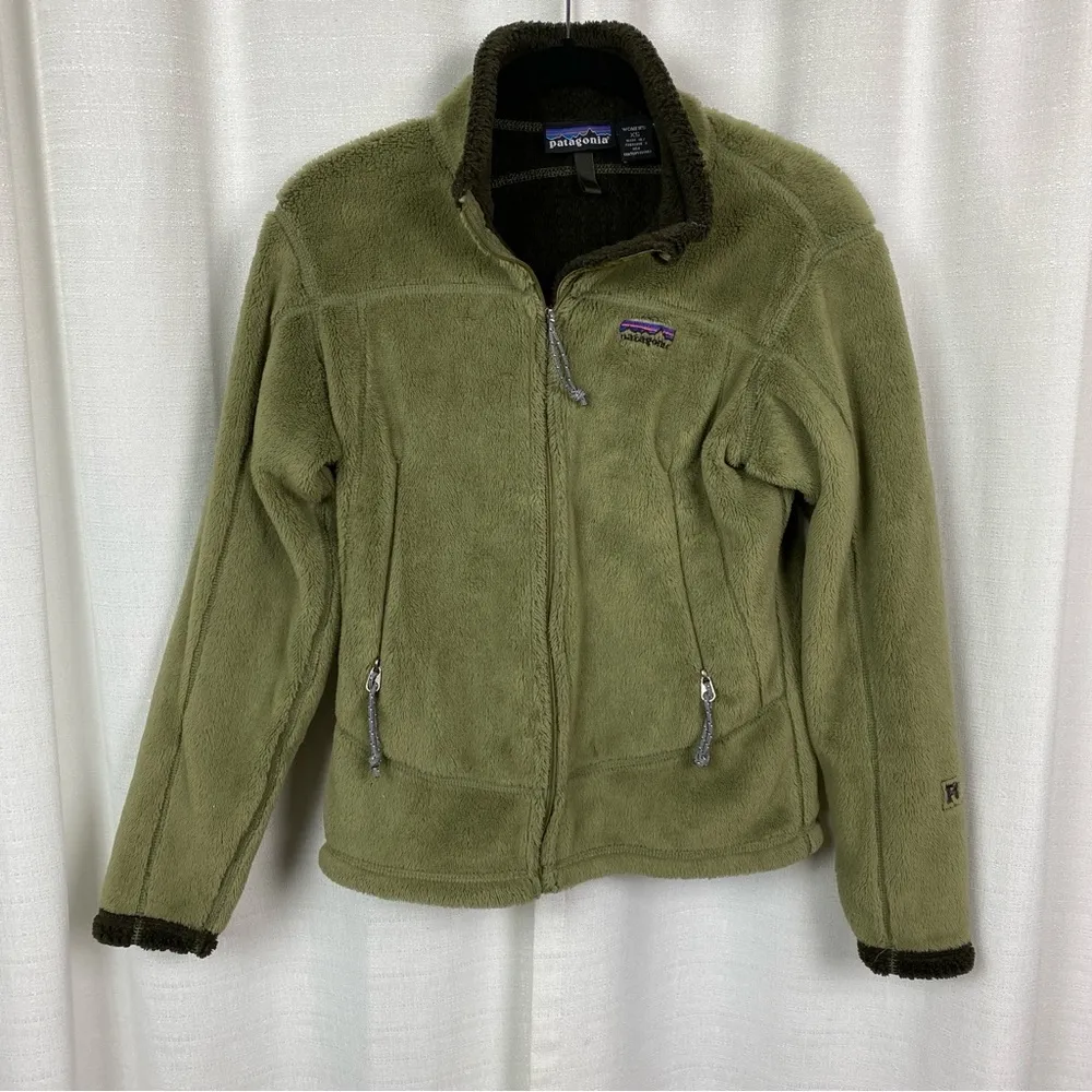 Patagonia Green Women’s R4 Polartec Full Zip Fleece Jacket Sz.XS - Image 3