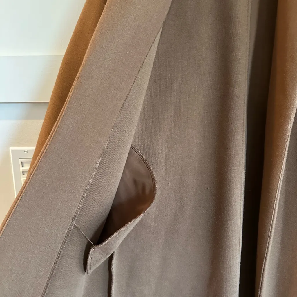 ZARA  Camel Brown Long Coat - Image 6