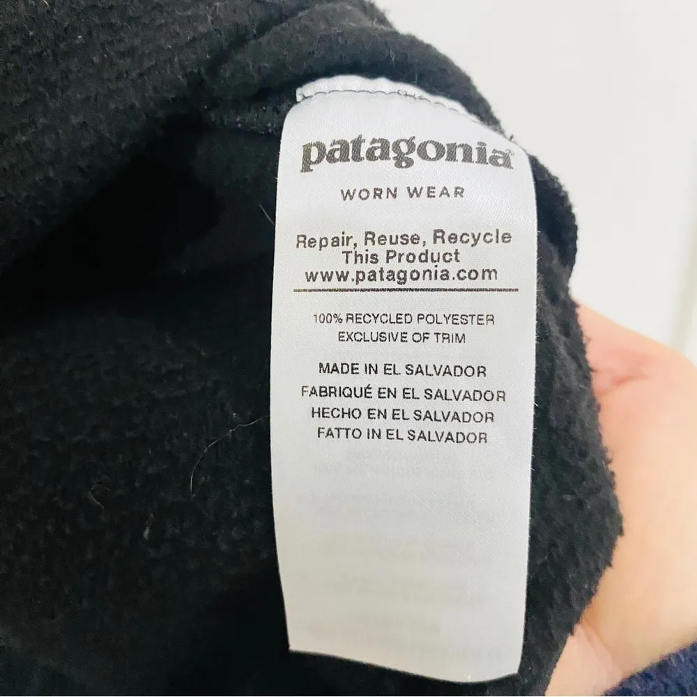 Patagonia fleece half button up pullover - Image 7