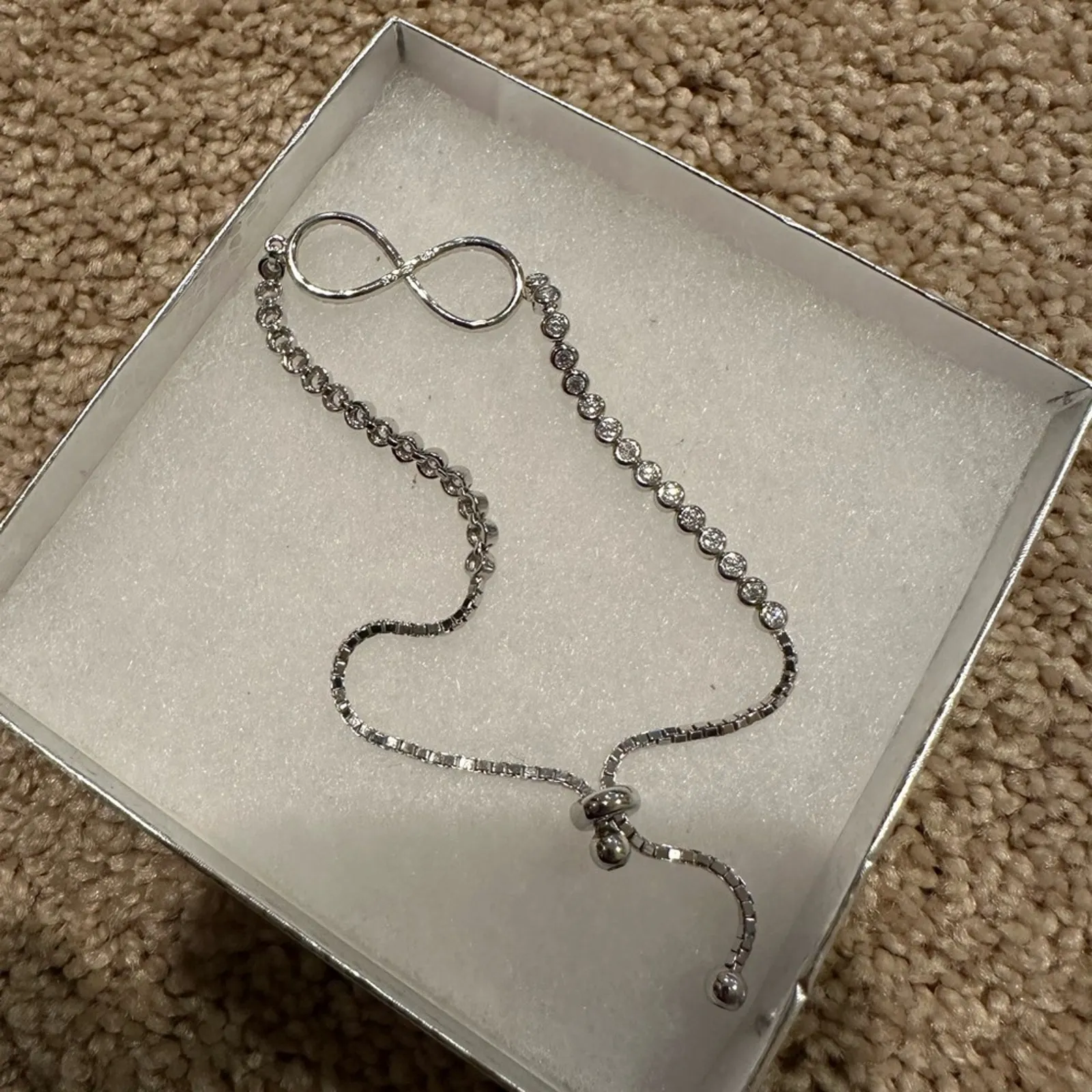 Infinity‎ Bolo Bracelet Silver - Image 3