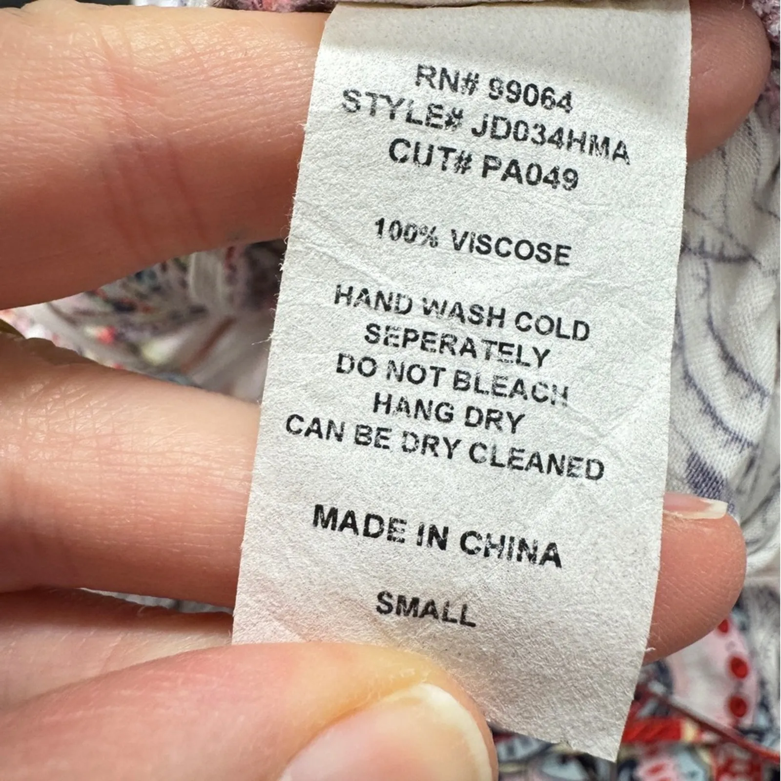 Honolulu Wahine Paisley Floral Maxi Dress Womens S Boho Hawaiian Beachy Casual White - Image 9