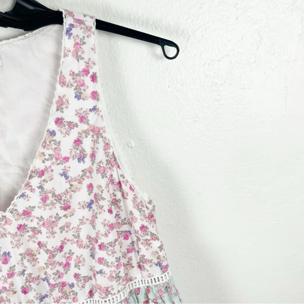 LOVESHACKFANCY x Target Camille Babydoll Tiered Sleeveless Lined Dress Small - Image 7