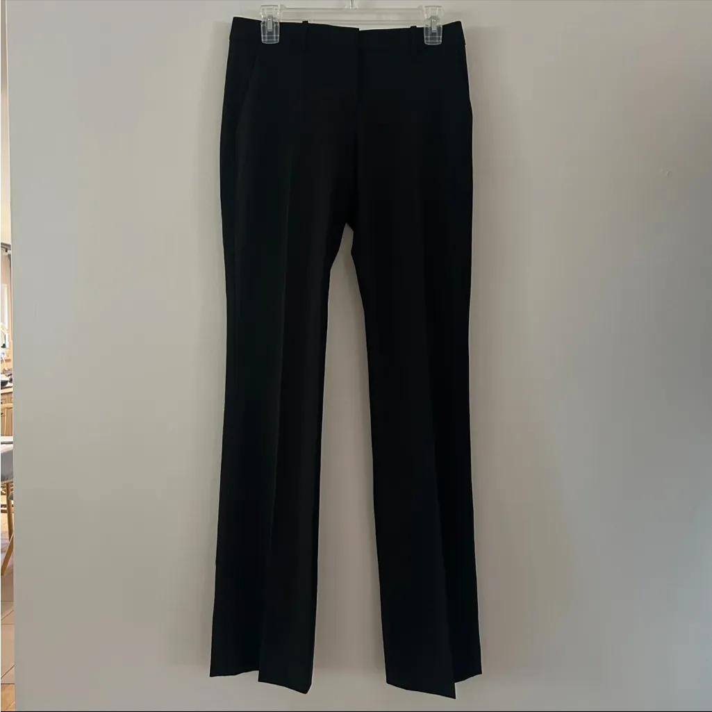 Theory Slim Fit Stretch Wool Trousers Size 2 - Image 4