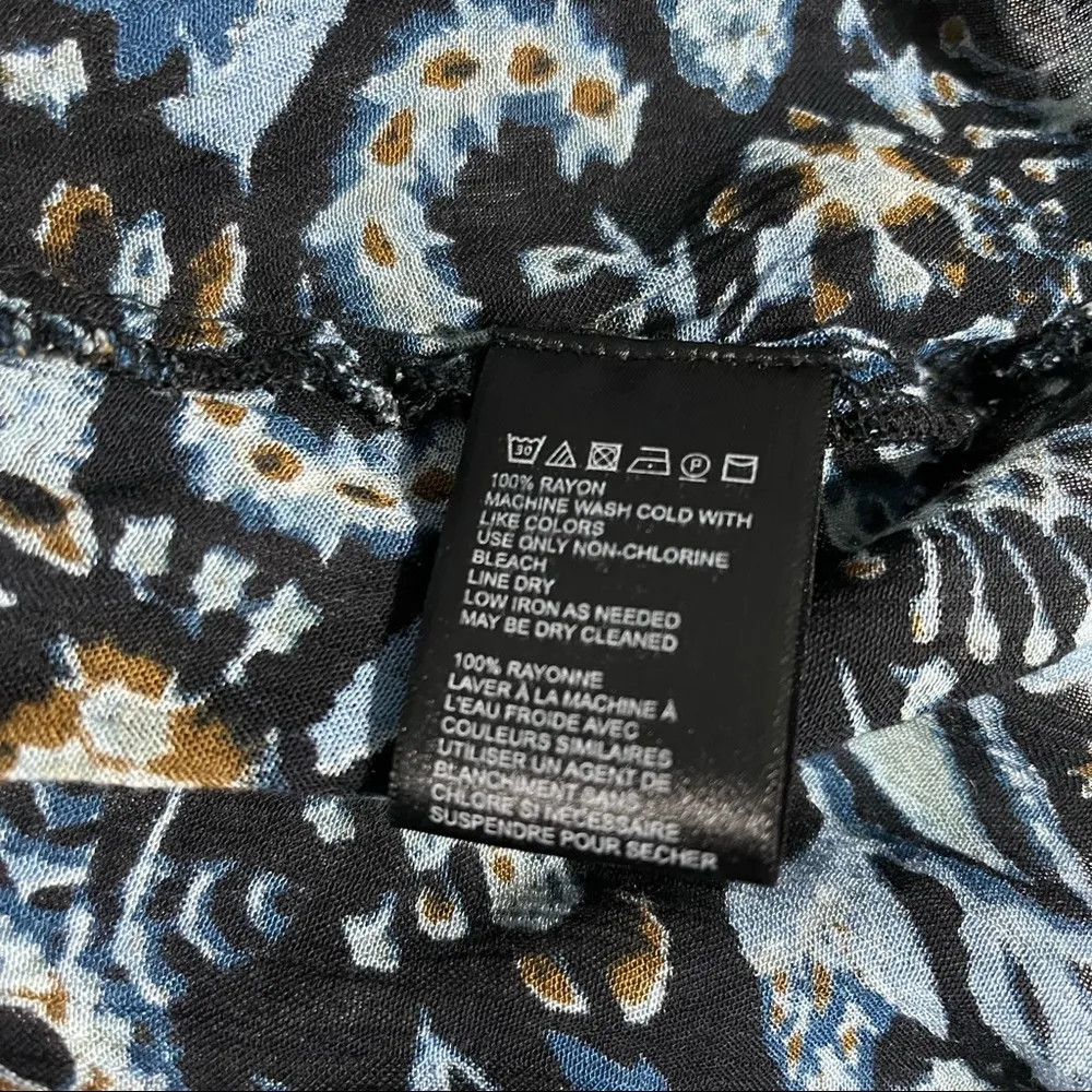 Urban Outfitters Emma Grace Floral Maxi Faux Wrap Dress Size Small - Image 9