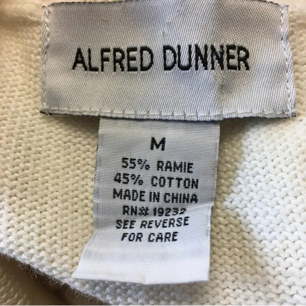 Vintage Patriotic American Dream Sweater Stars Stripes Alfred Dunner NWT Medium - Image 5