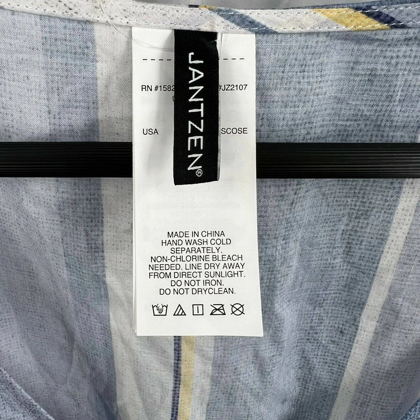 Jantzen Striped Swim Cover Up Size Medium New‎ - Image 4