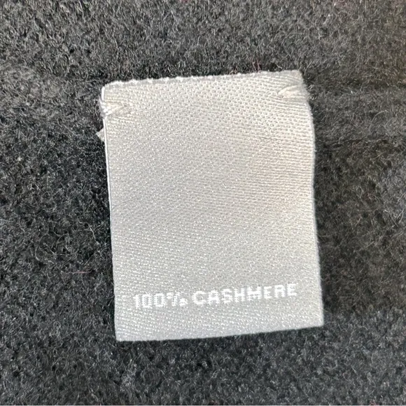 Neiman Marcus The Cashmere Collection Black Long Sleeve Turtleneck Dress Size M - Image 10