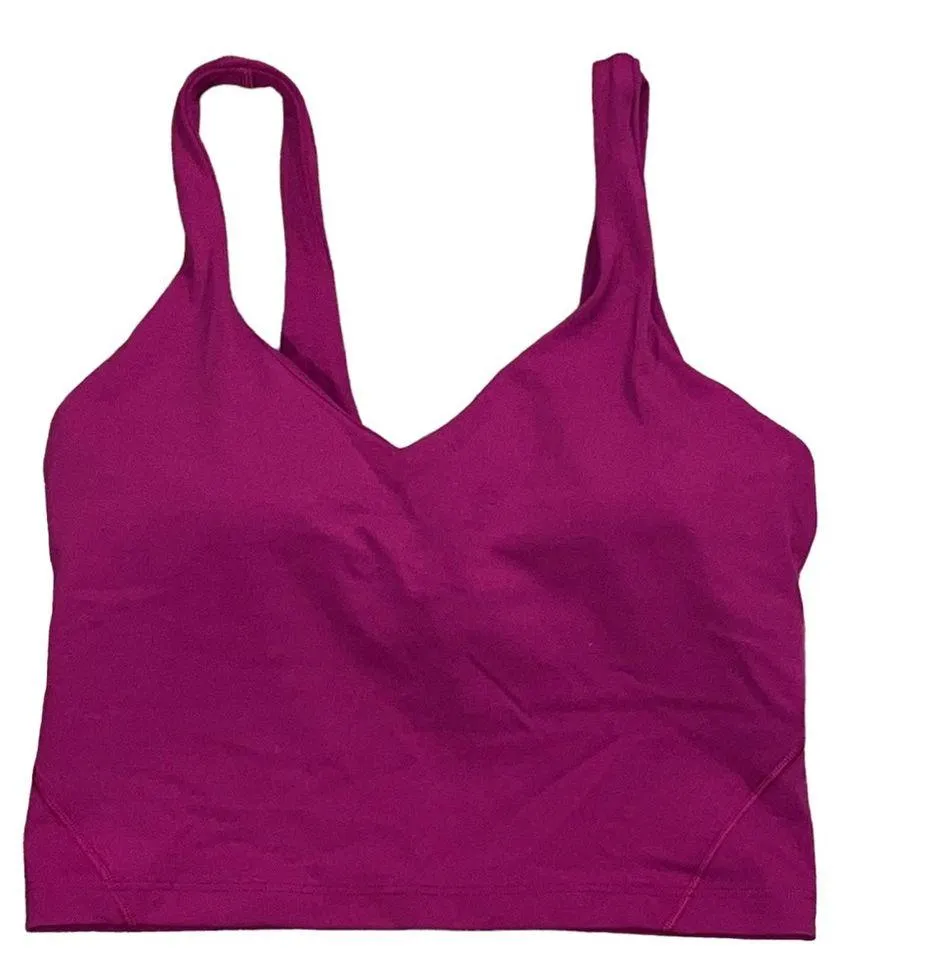 NEW Lululemon Cropped Align Tank Top Magenta Purple - Image 4