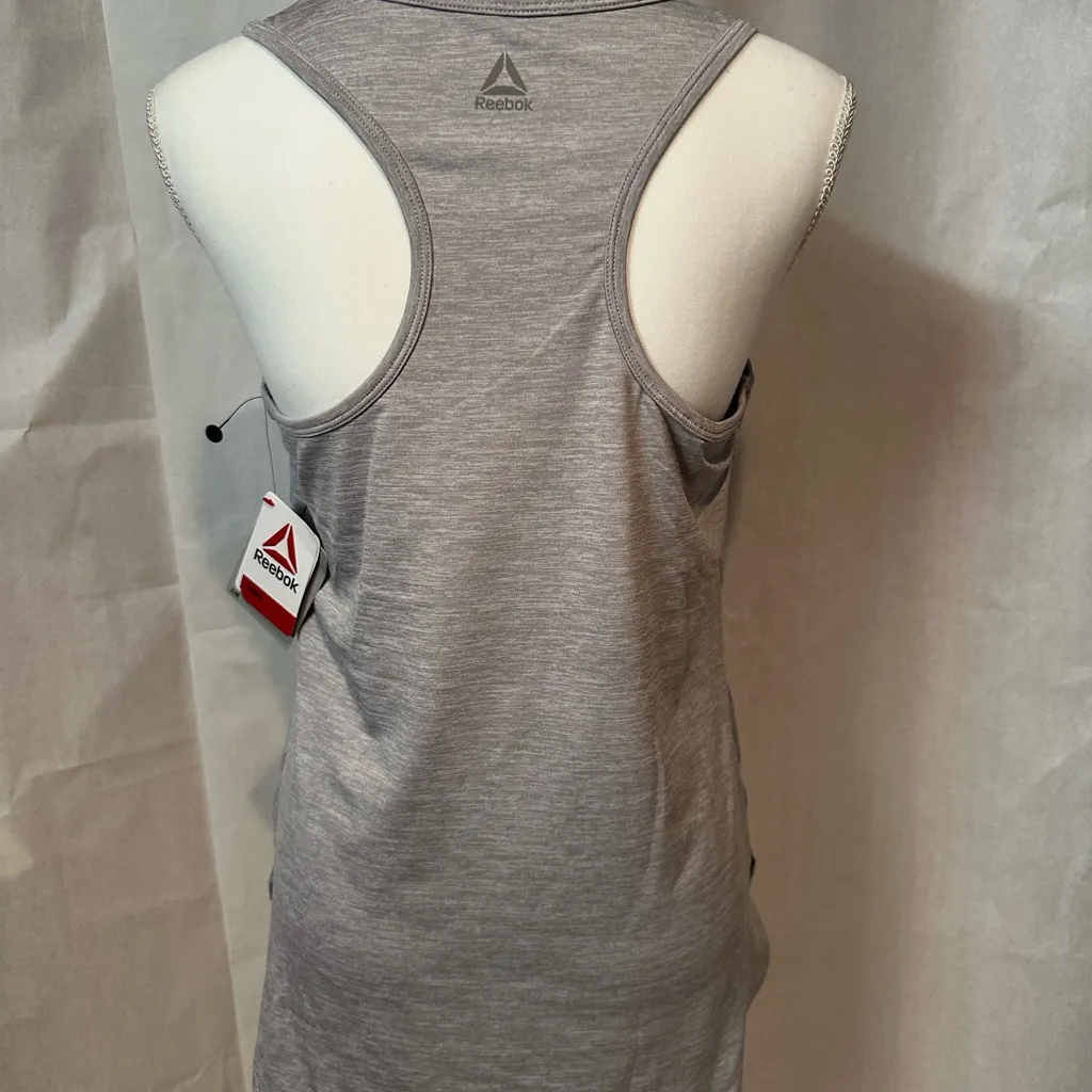Reebok  Heather Gray Women's Tank Top - Image 4