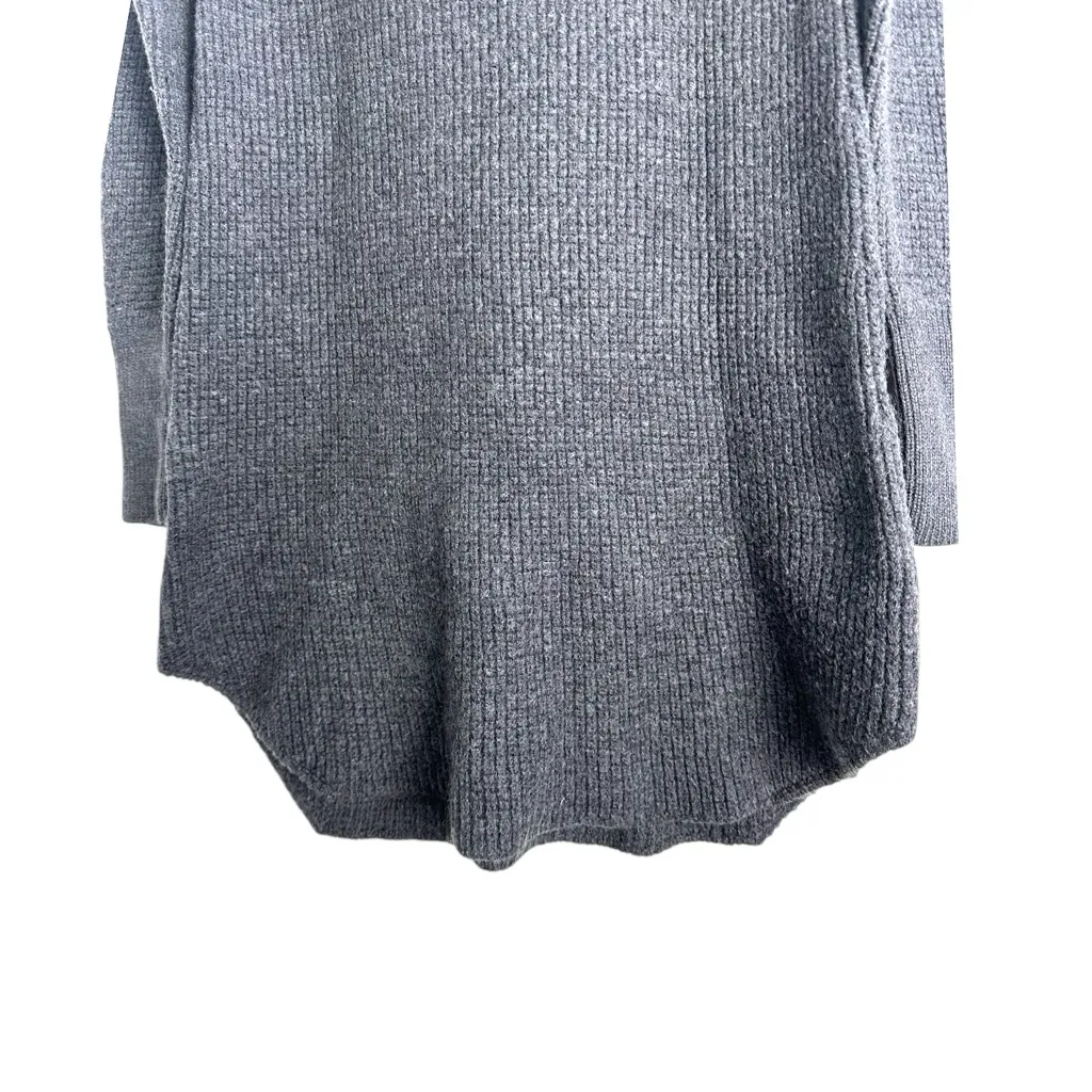 Aritzia Wilfred Free Bianca 100% Merino Wool Turtleneck sweater dress Dark Grey - Image 5