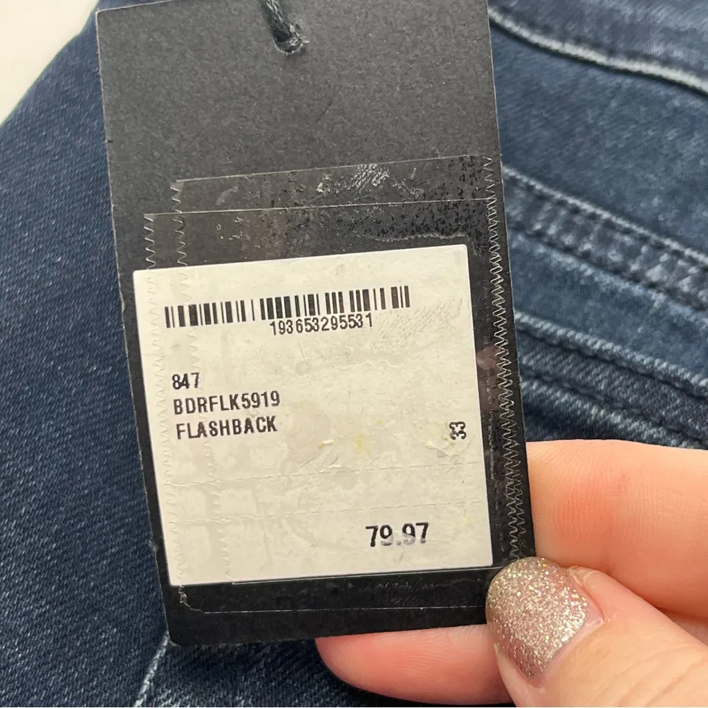 Joe’s Jeans Curvy Skinny Ankle Denim‎ Jean Flashback Blue Womens Size 32 NEW - Image 6