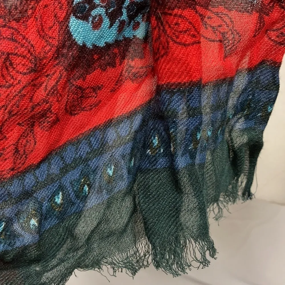 Ann Taylor LOFT Plaid & Paisley Scarf - Image 6