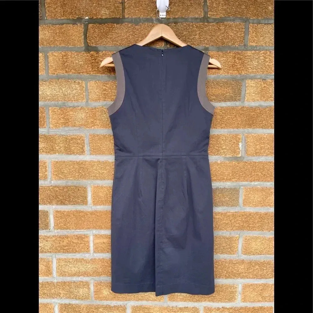 Peserico Gray Sheath Dress Size 44 IT US 8Sleeveless Italy Gray - Image 8