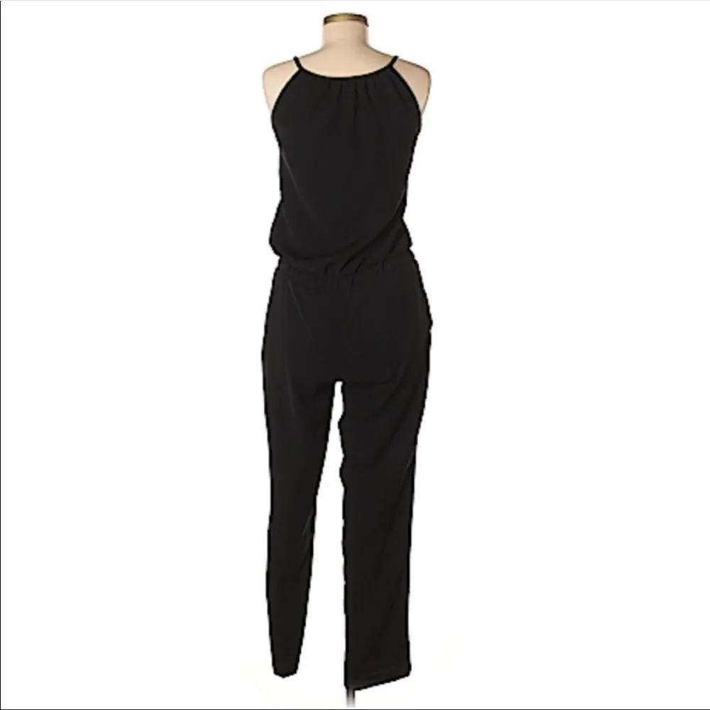 ANTHROPOLOGIE Drew Black halter jumpsuit - Image 3