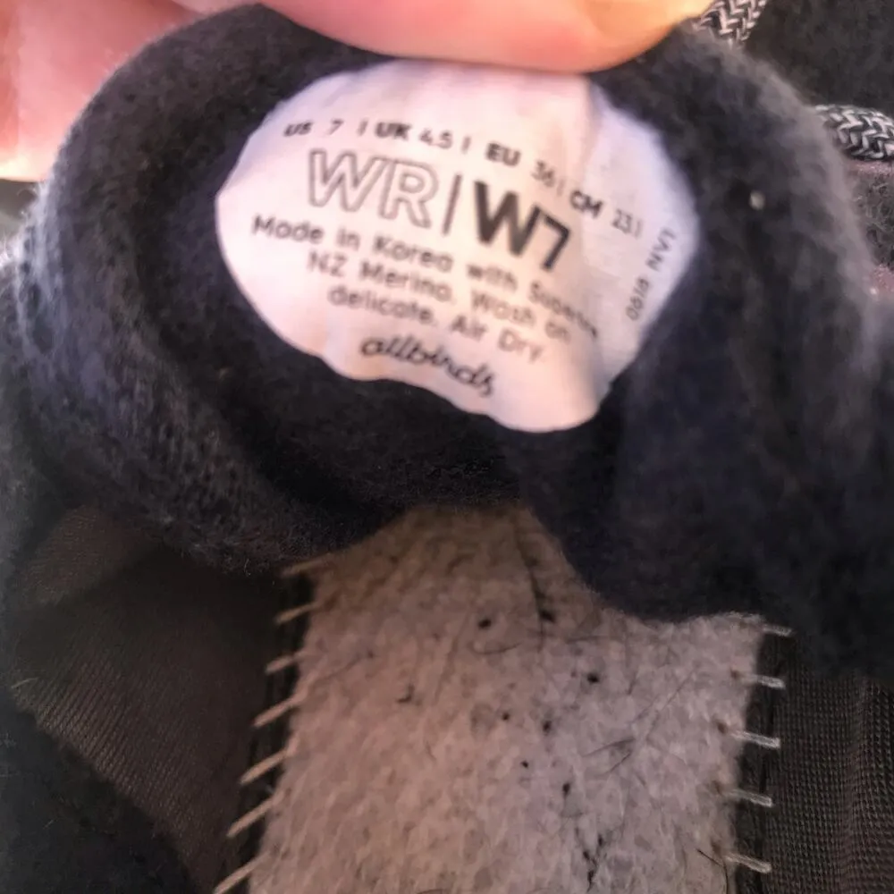 All birds Merino Wool Blue Lace Up Casual Shoes Women's Size 7 - Image 8