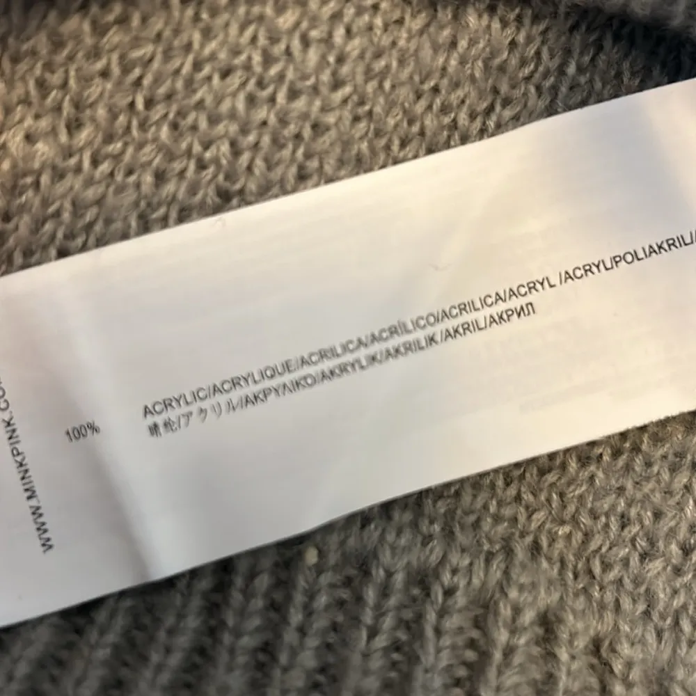 MinkPink Grey‎ Turtle Neck Sweater Size Small - Image 5