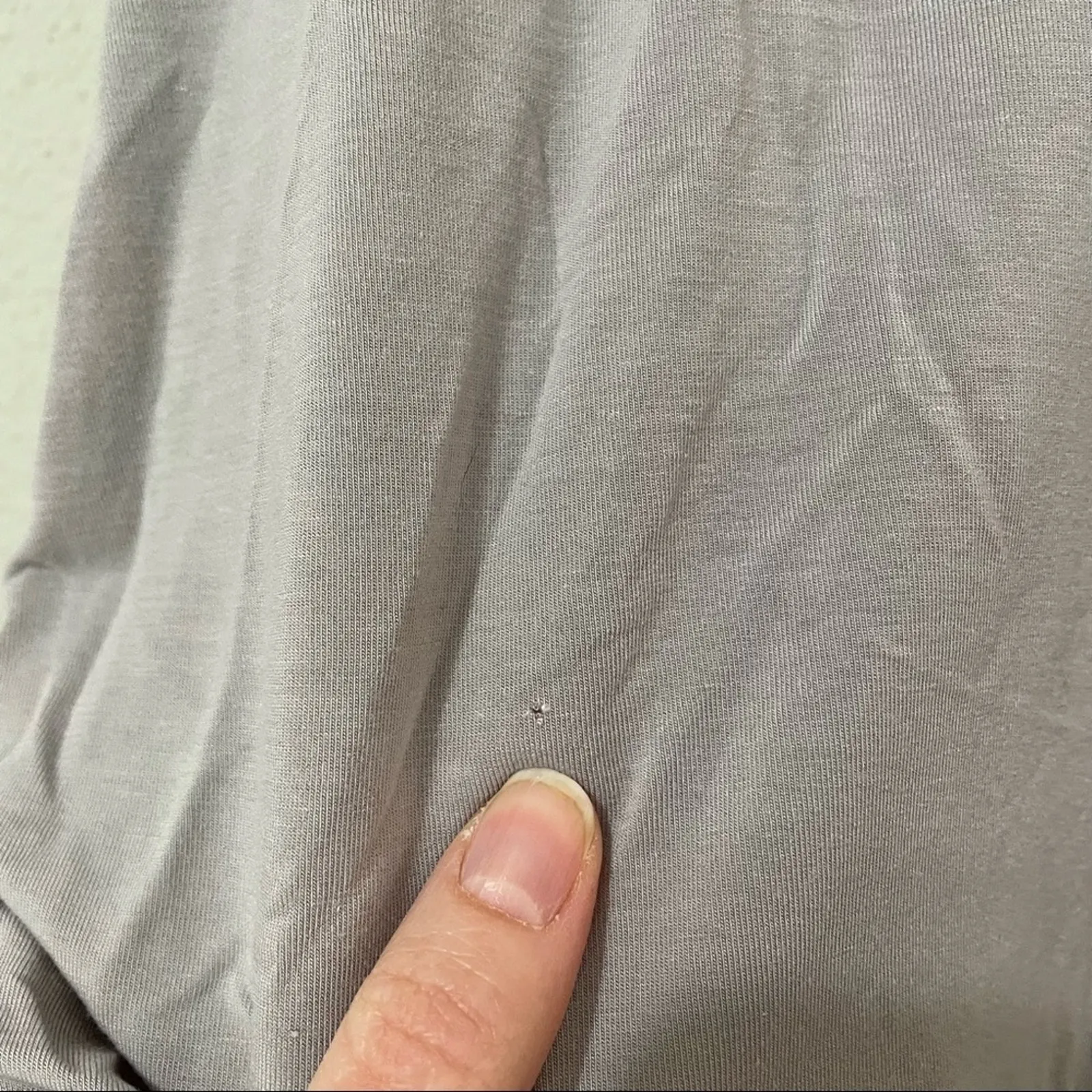 Aritzia Wilfred Light Grey Razer Back Tie Tank Top Womens XXS Casual Summer Vaca - Image 2