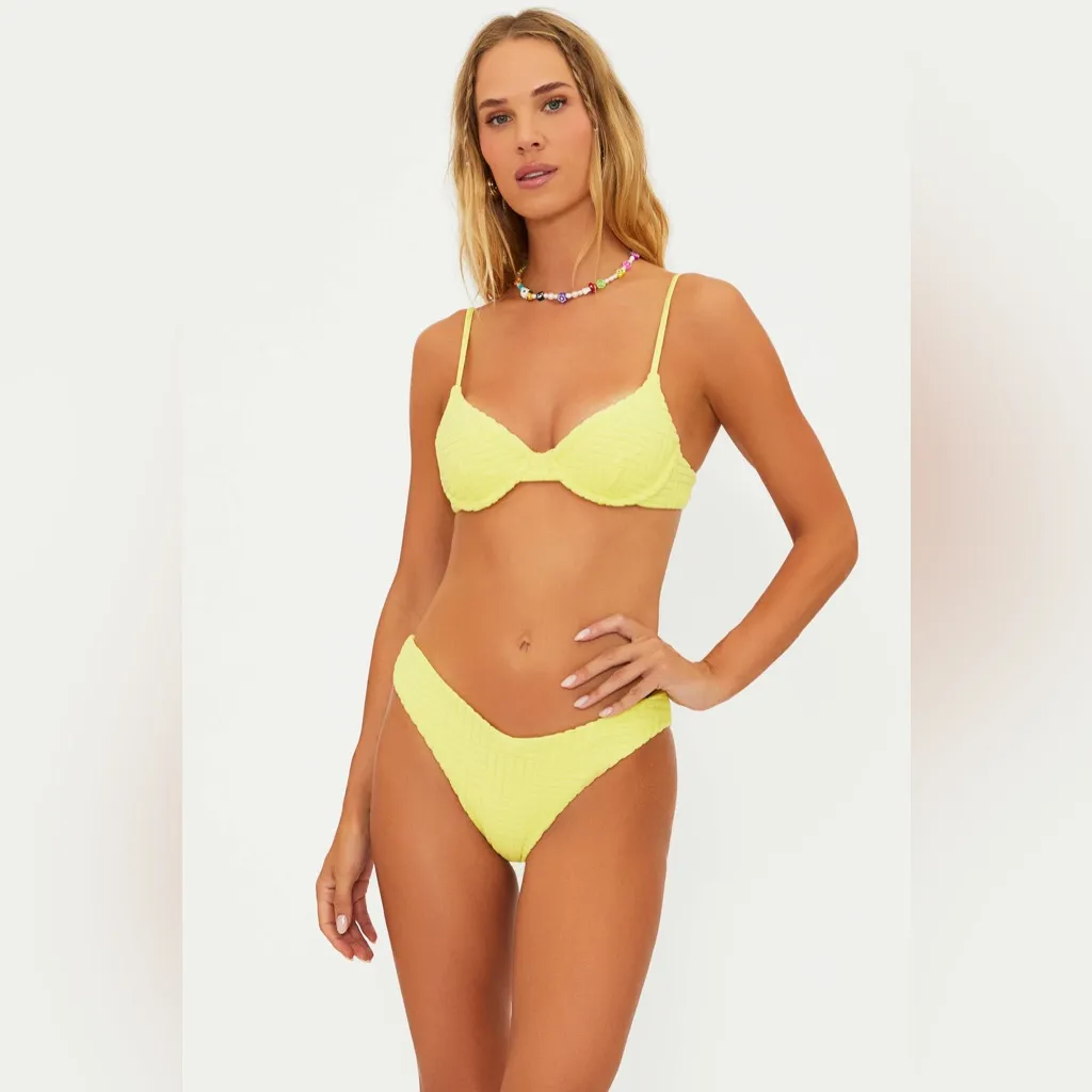 Beach Riot Vanessa Bottom Citrine Crush Terry, Size medium, $88 - Image 4