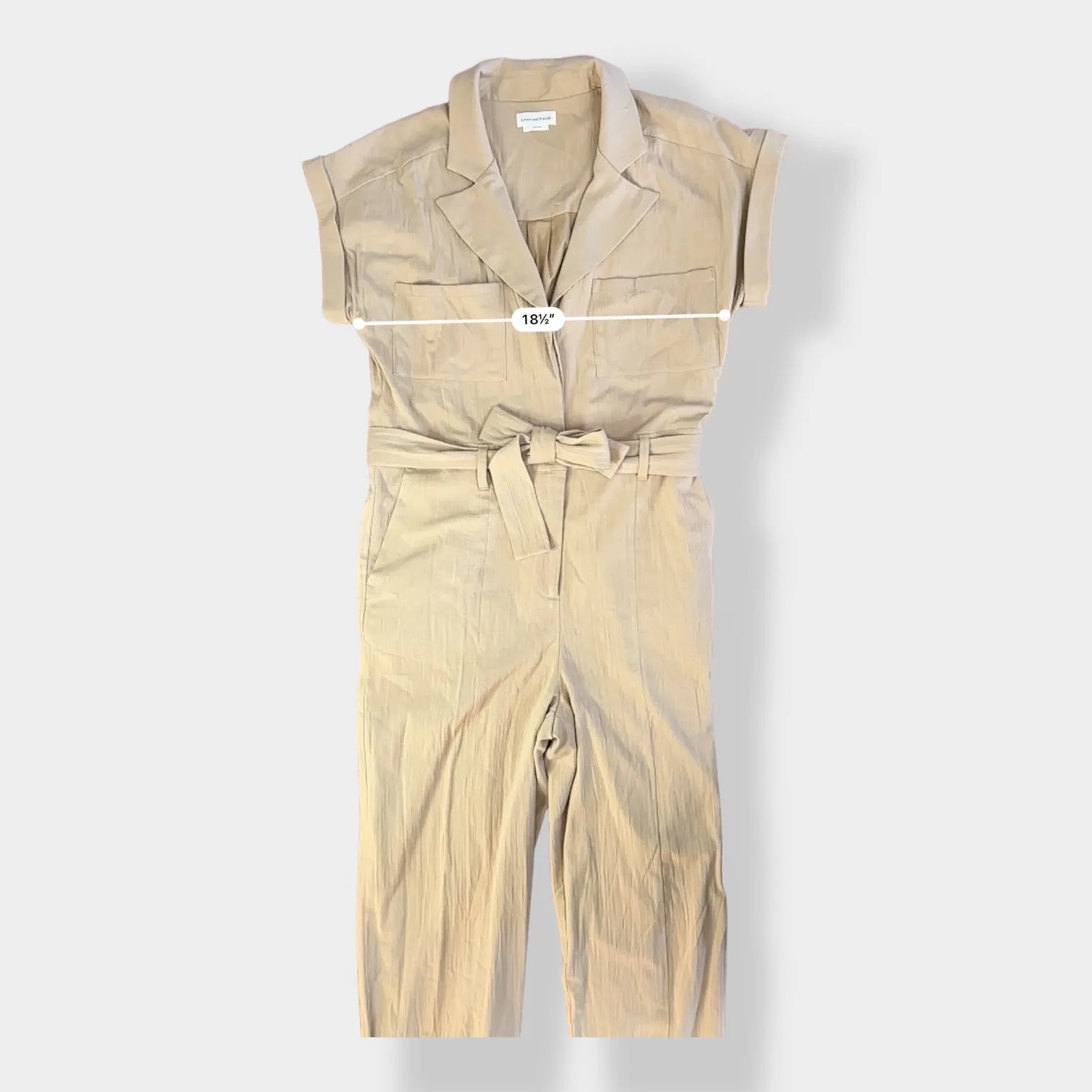 Lovers and friends Whitney linen‎ blend Jumpsuit Size S - Image 4