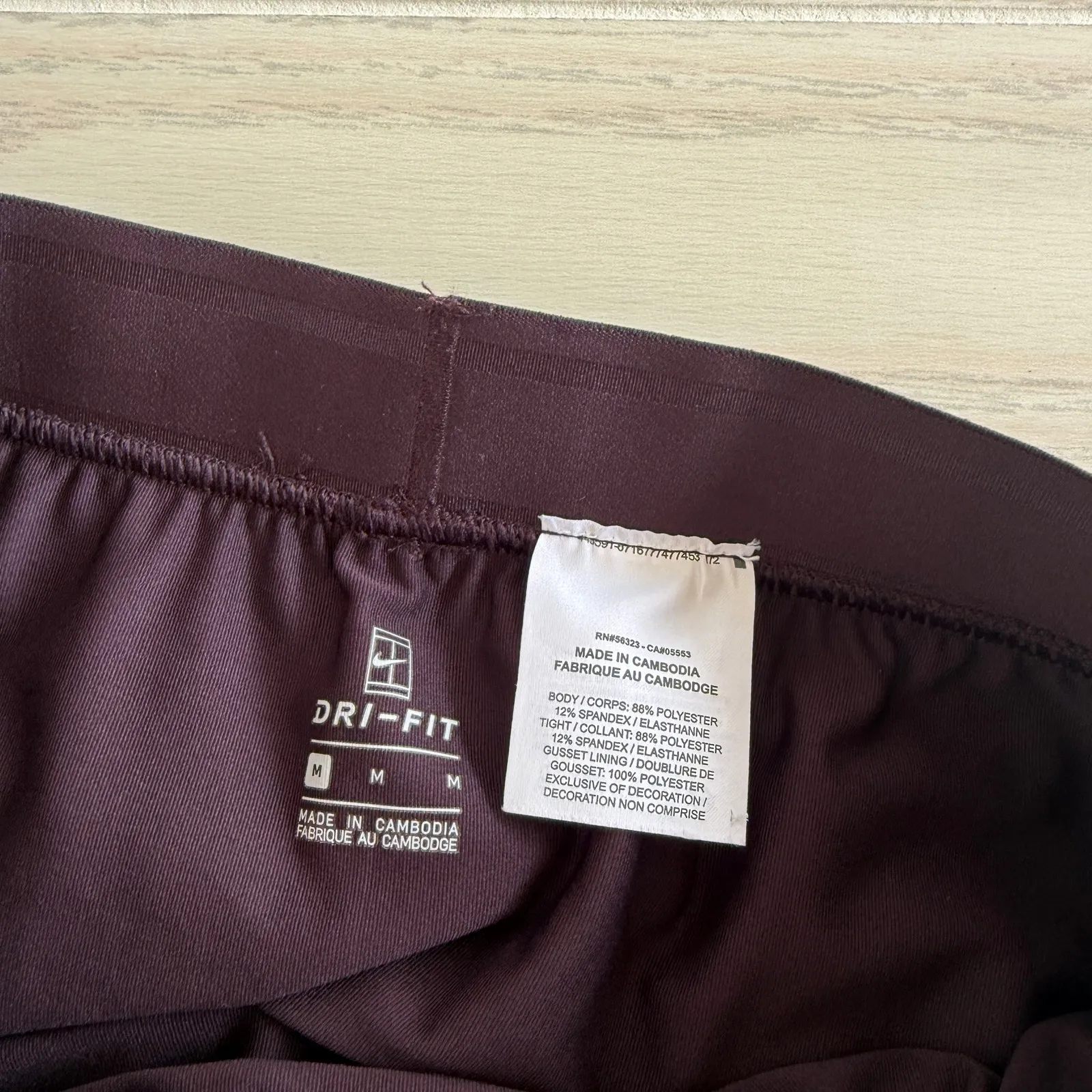 Nike Women’s Court Dry Skort Medium – Burgundy Ash Stretch Tennis - Image 5