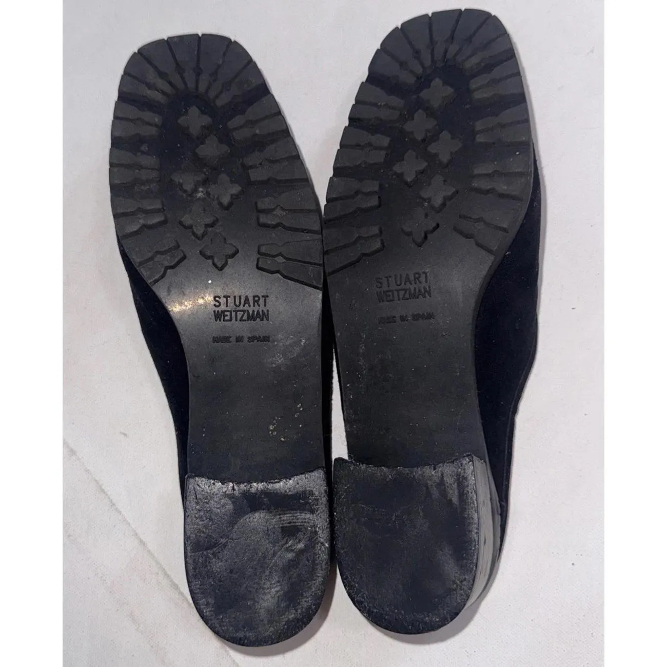 90s Y2K Vintage Stuart Weitzman Block Heel Fur Zebra Chocolate Brown Mules Sz 8B - Image 11