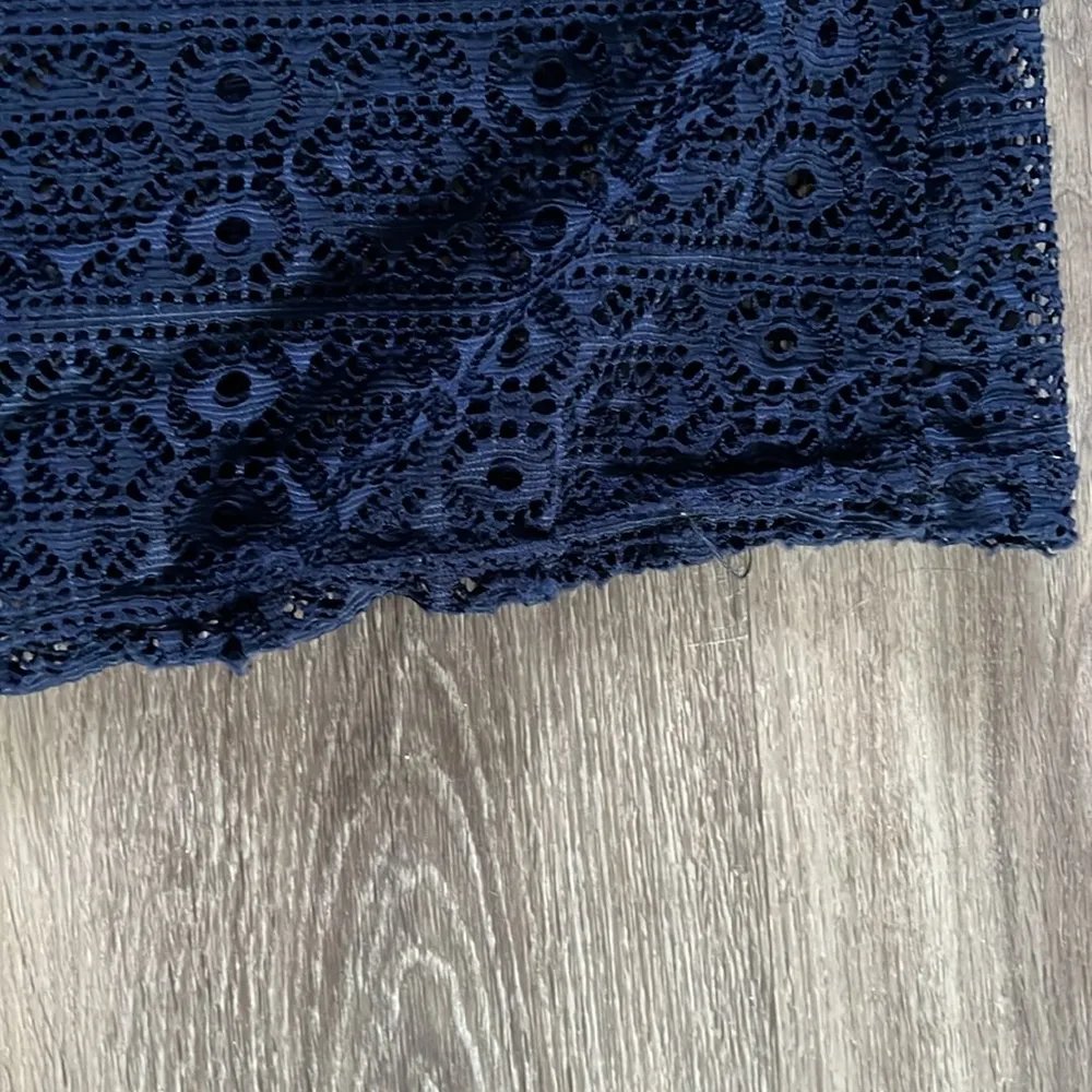 Magic Lace Maxi Skirt Navy 2X - Image 5
