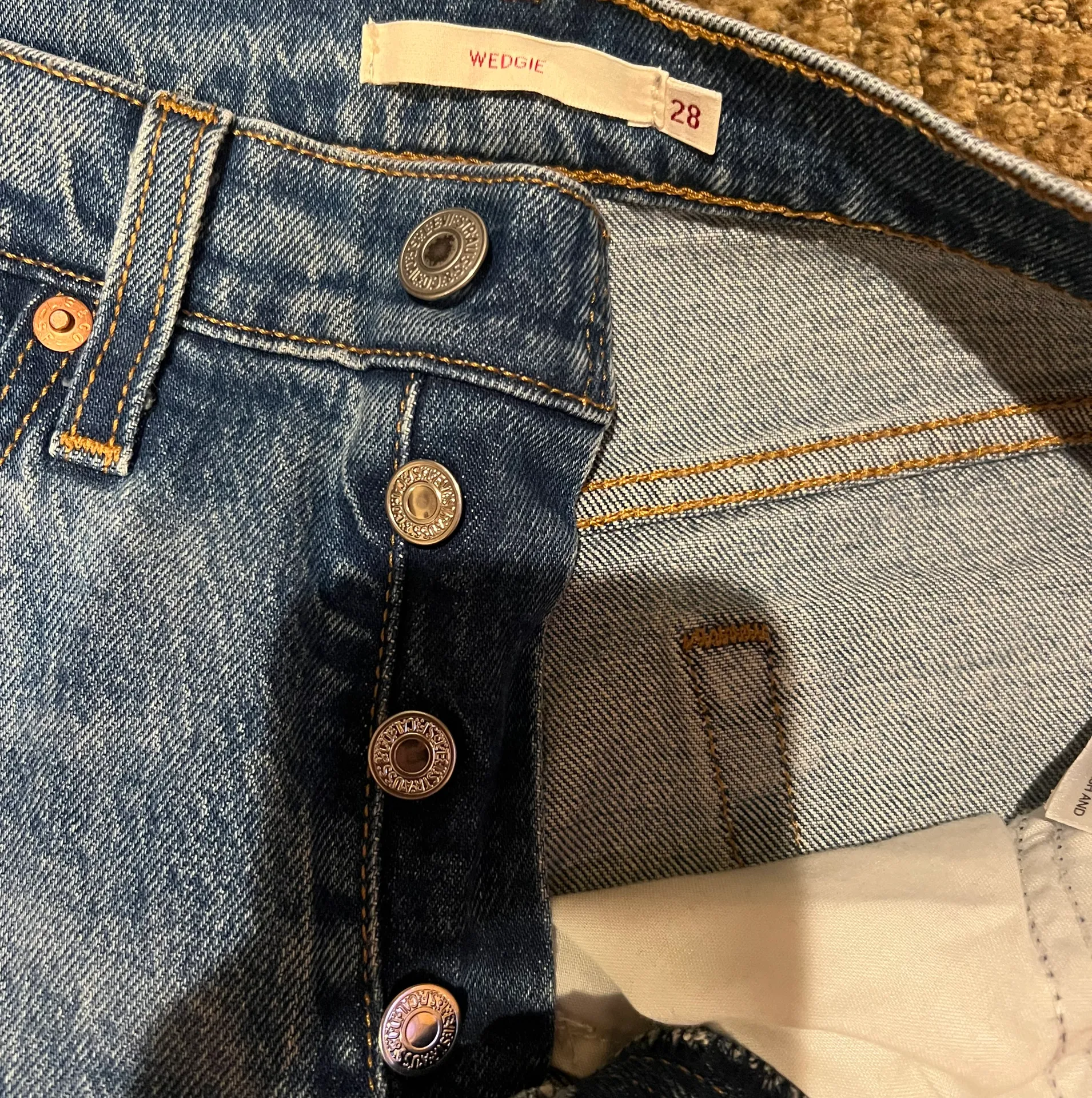 Levi’s 501 Wedgie Straight-Leg Jeans - Image 2