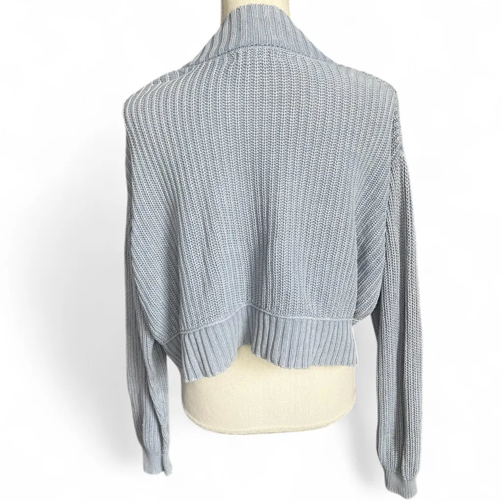 Aeropostale blue Mock-Neck Sweater preppy scandi girl Normcore Cabincore - Image 5