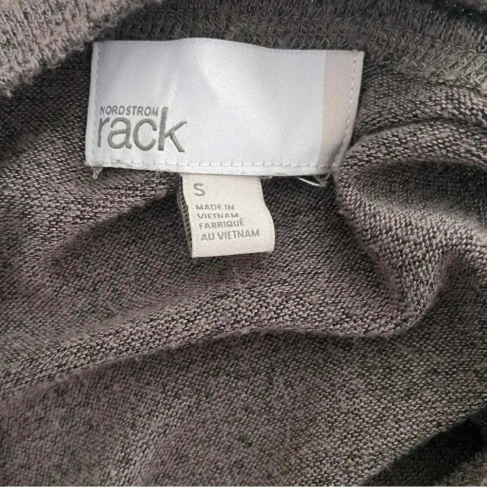 NORDSTROM RACK Women's Gray V-Neck Sweater Tunic Small | EUC‎ - Image 6