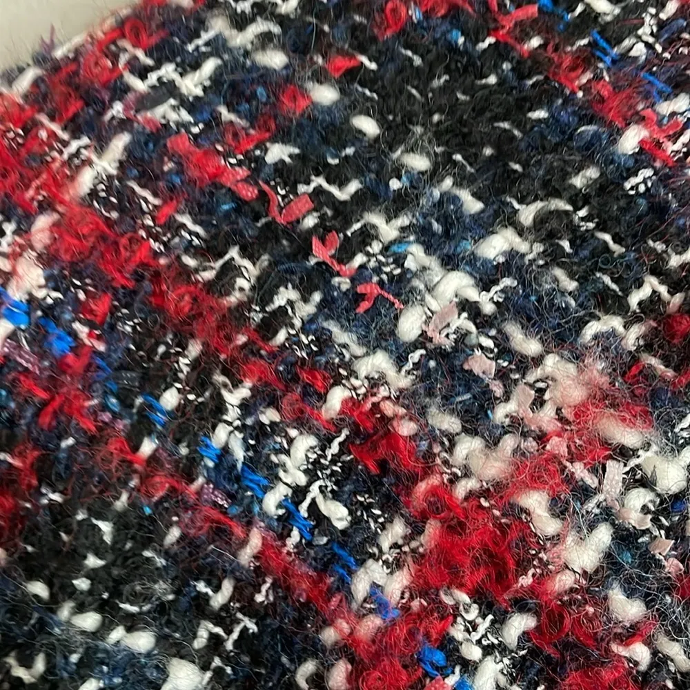 IRO Elmer Plaid Tweed Jacket Black Multi - Image 11