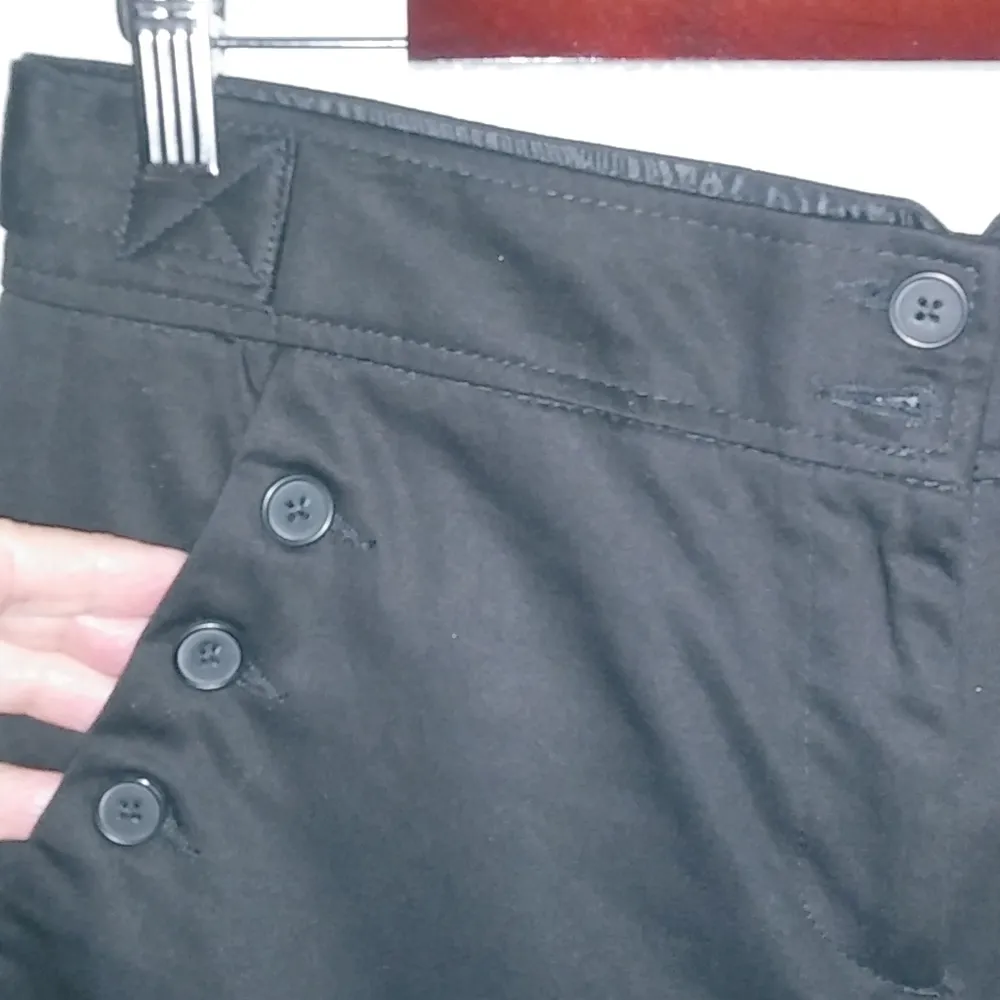 Sag Harbor Denim 6 Sailor Black Cotton Pants New Workwear - Image 8