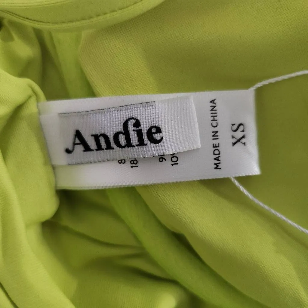 Andie Lime Green One-Piece Swimsuit NWT XS Bright Green One Piece Swimwear - Image 8