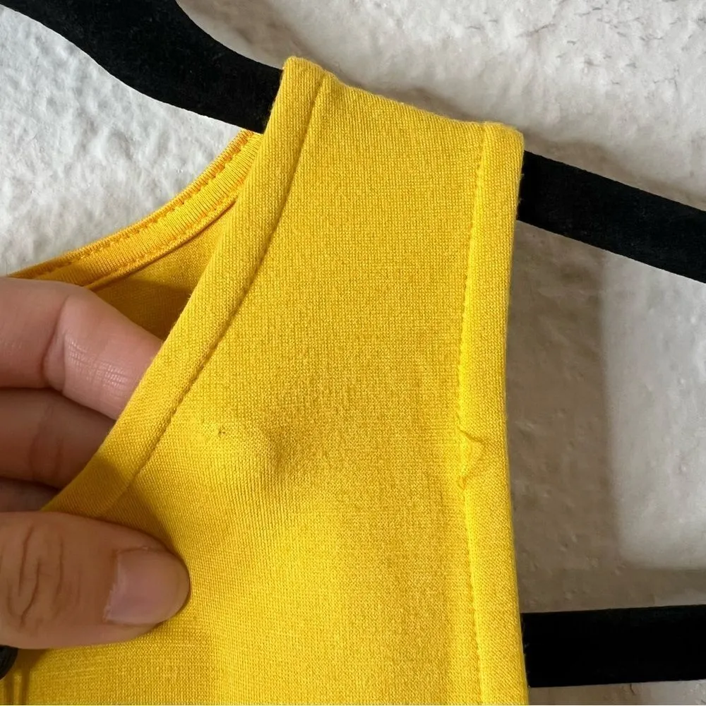 Revolve Lovers & Friends Monroe Mini Dress NEW Size XS in Mustard Yellow - Image 9