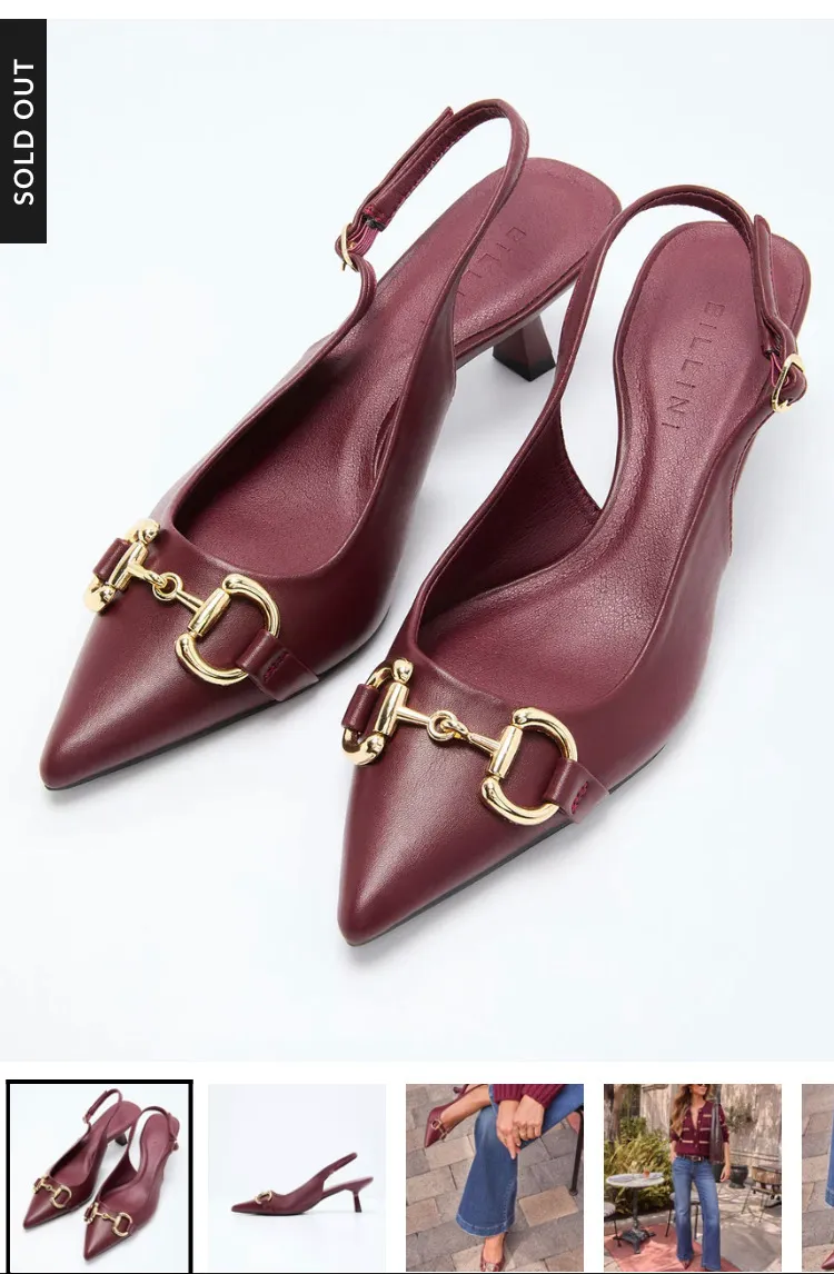 Vici Slingback Kitten Heels Shoes - Image 2