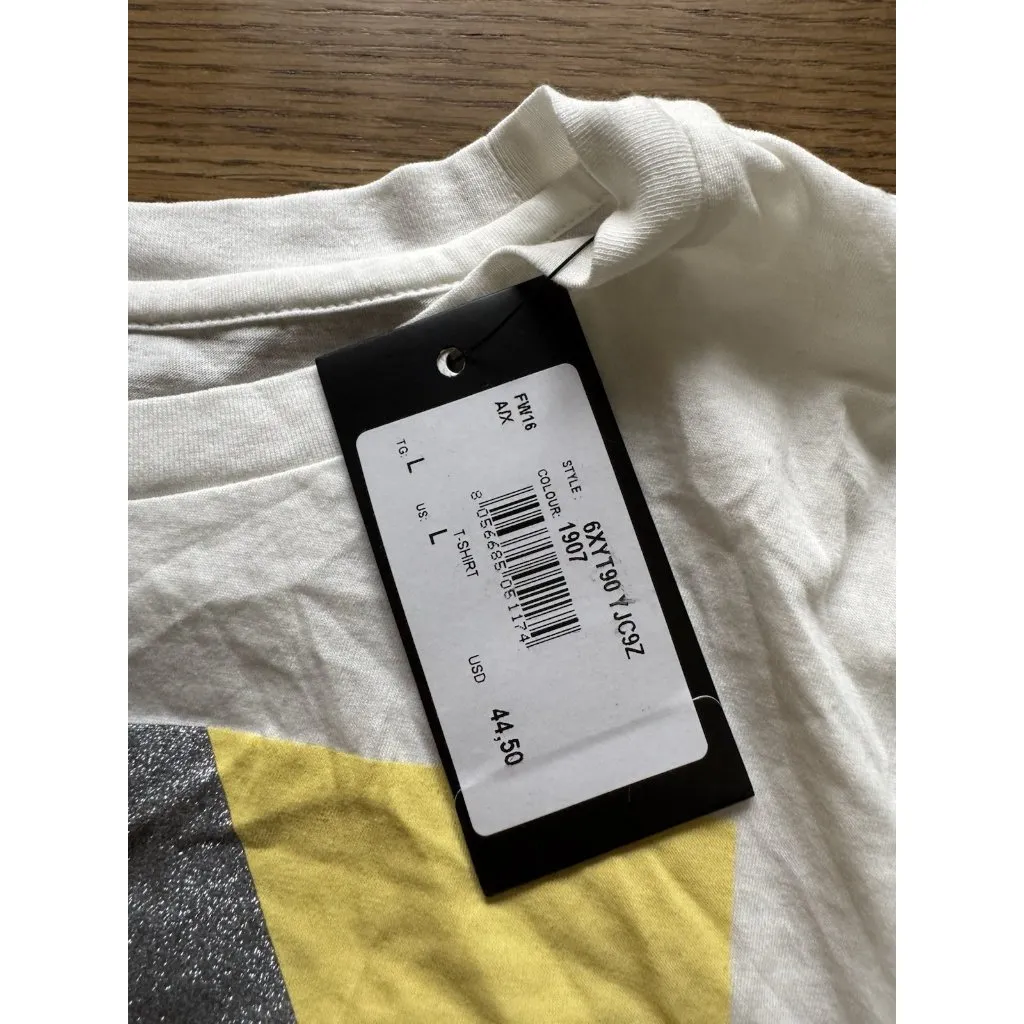 Armani Exchange‎ AX Shirt Women Size Large Cotton Short Sleeve Graphic Print NWT - Image 7