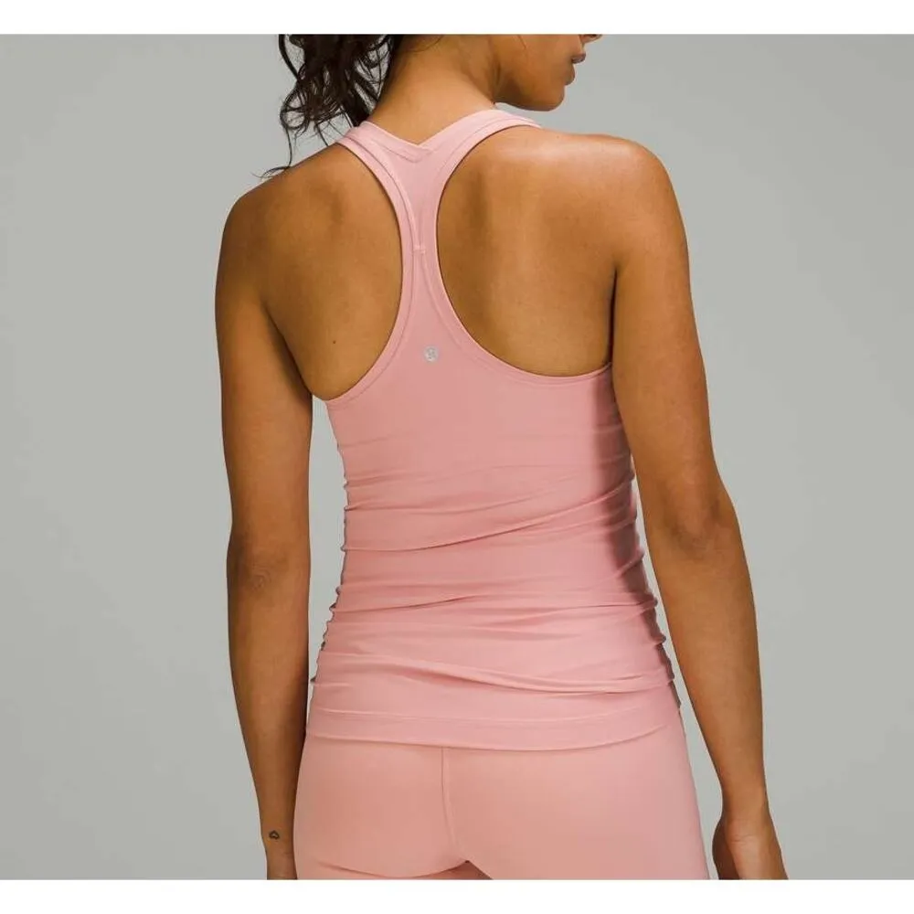 Lululemon Cool Racerback Tank Top Racing Length Pink 4 - Image 2