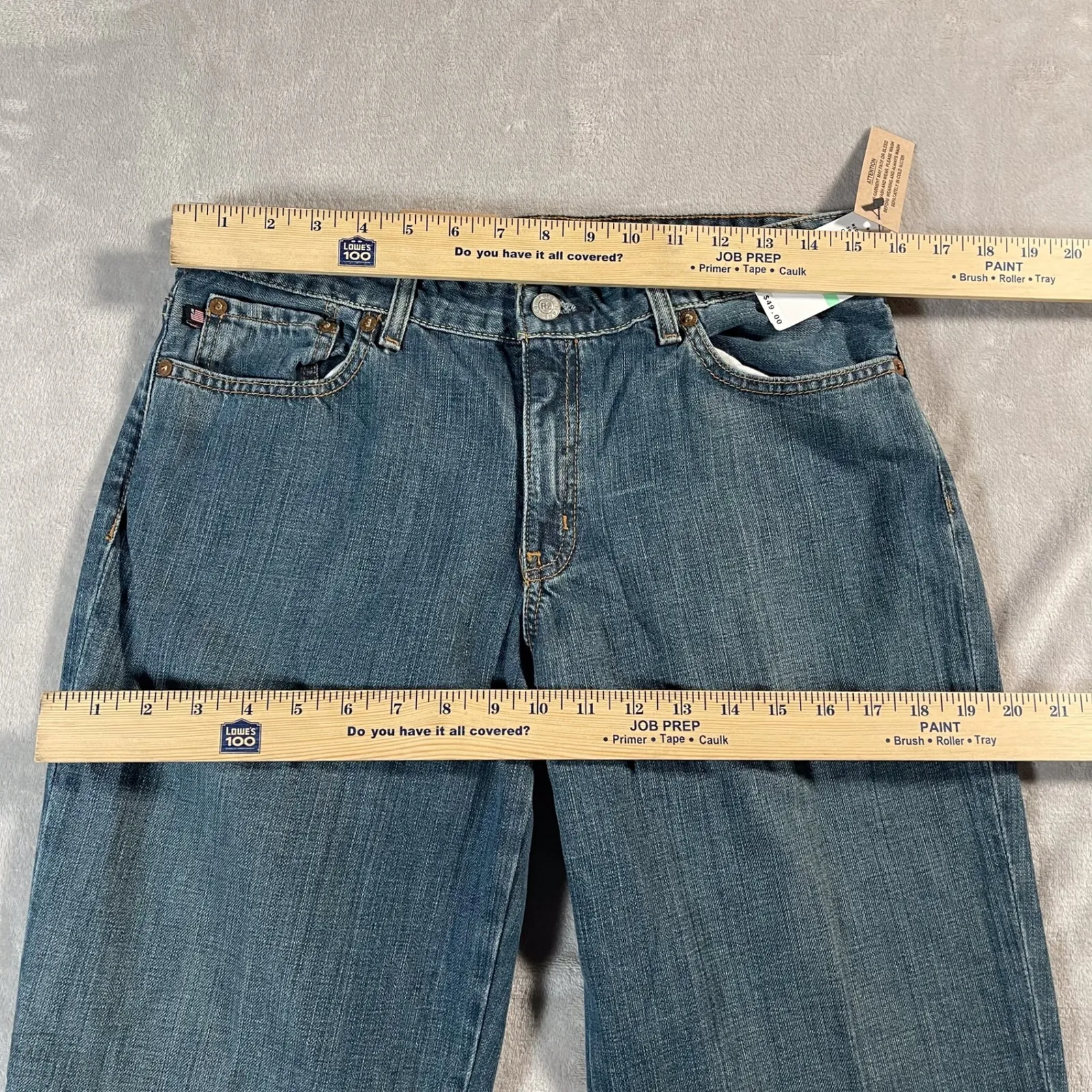 NEW Polo Jeans Co. Women's Saturday Jean Straight Leg Classic Fit 8x30 Blue Size 8 - Image 5