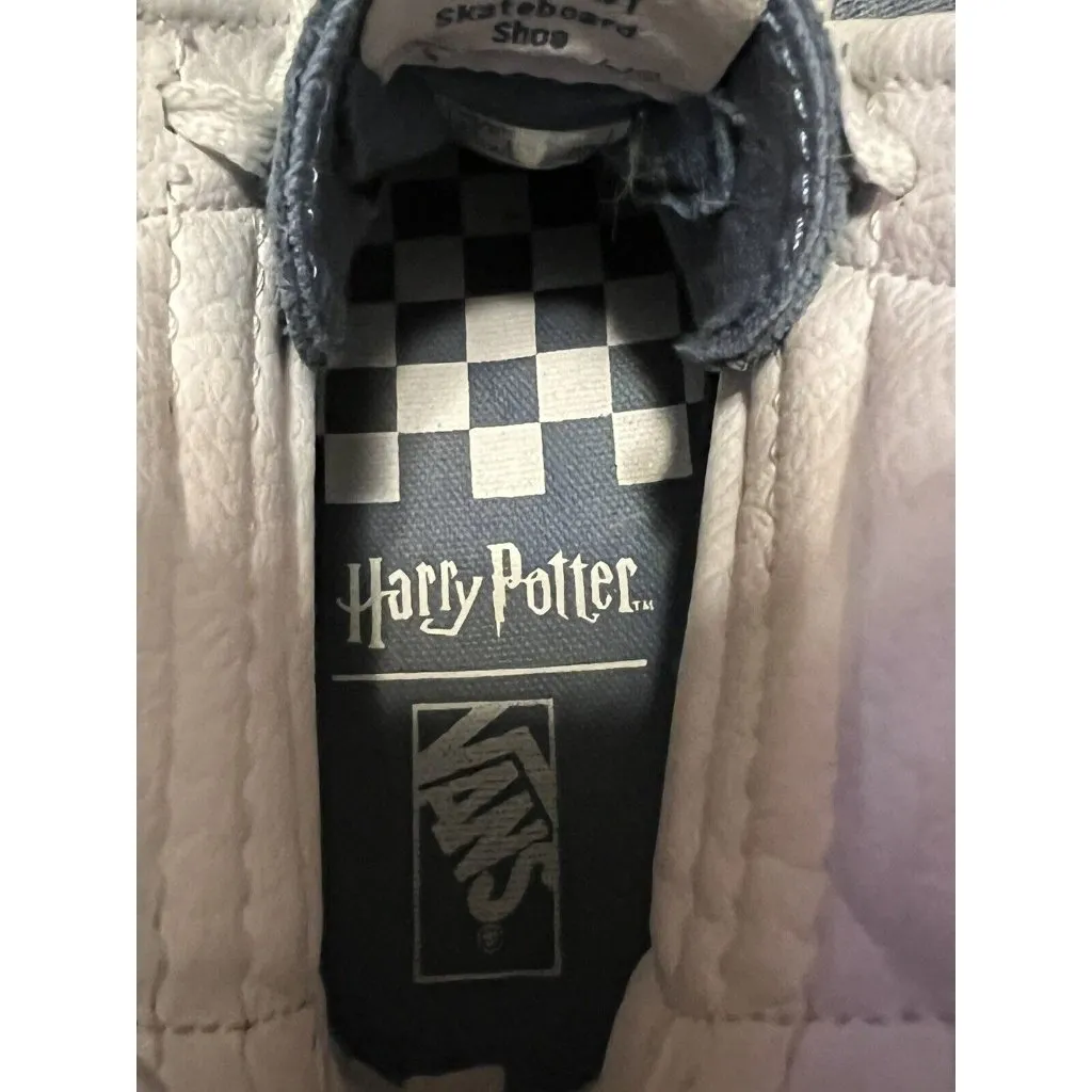 Vans X Harry Potter Unisex SK8 HI ZIP‎ HOGWARTS METALLIC Sparkle Castle Size 2.5 - Image 7