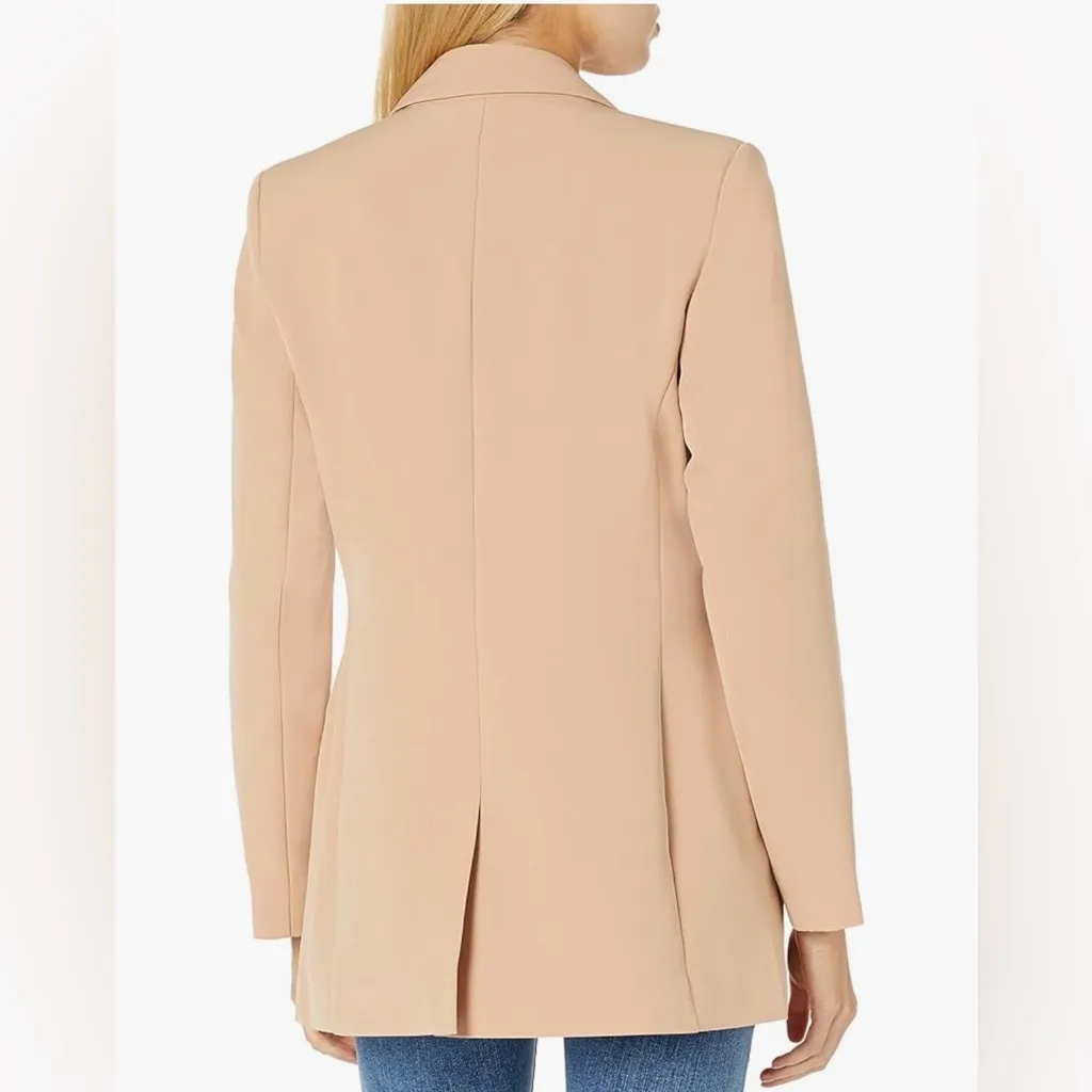NEW The Drop Women's Blake Long Blazer XL Tan - Image 2