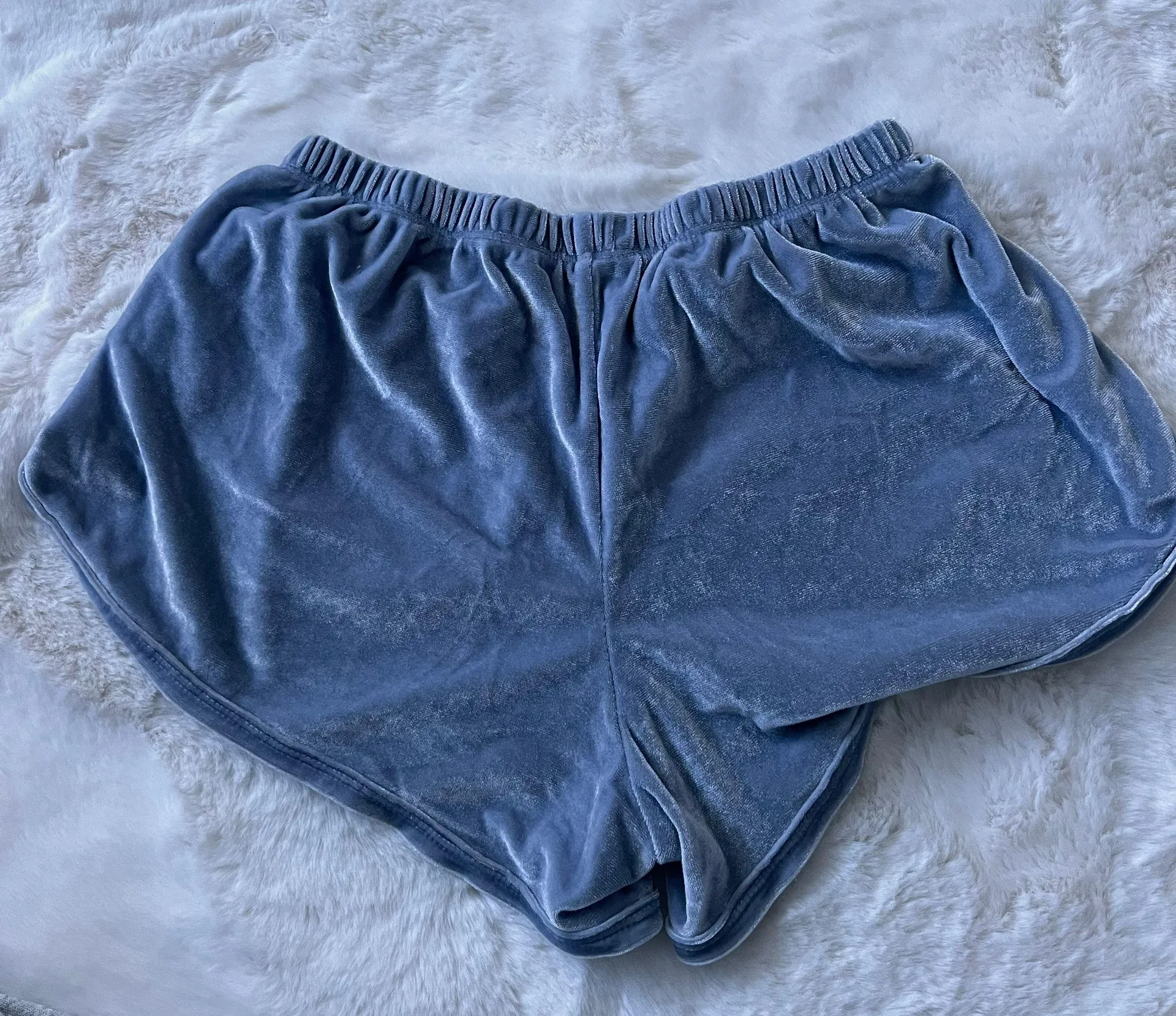 Brandy Melville  Velvet Shorts - Image 3