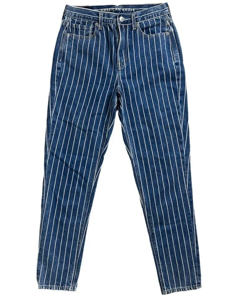 American Eagle | American Eagle Striped Mom Jeans - Image 2