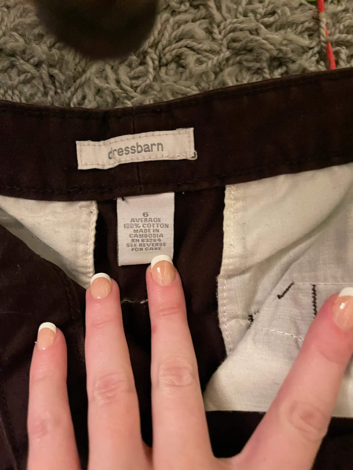 Dress Barn Brown Straight Legged Pants - Image 3