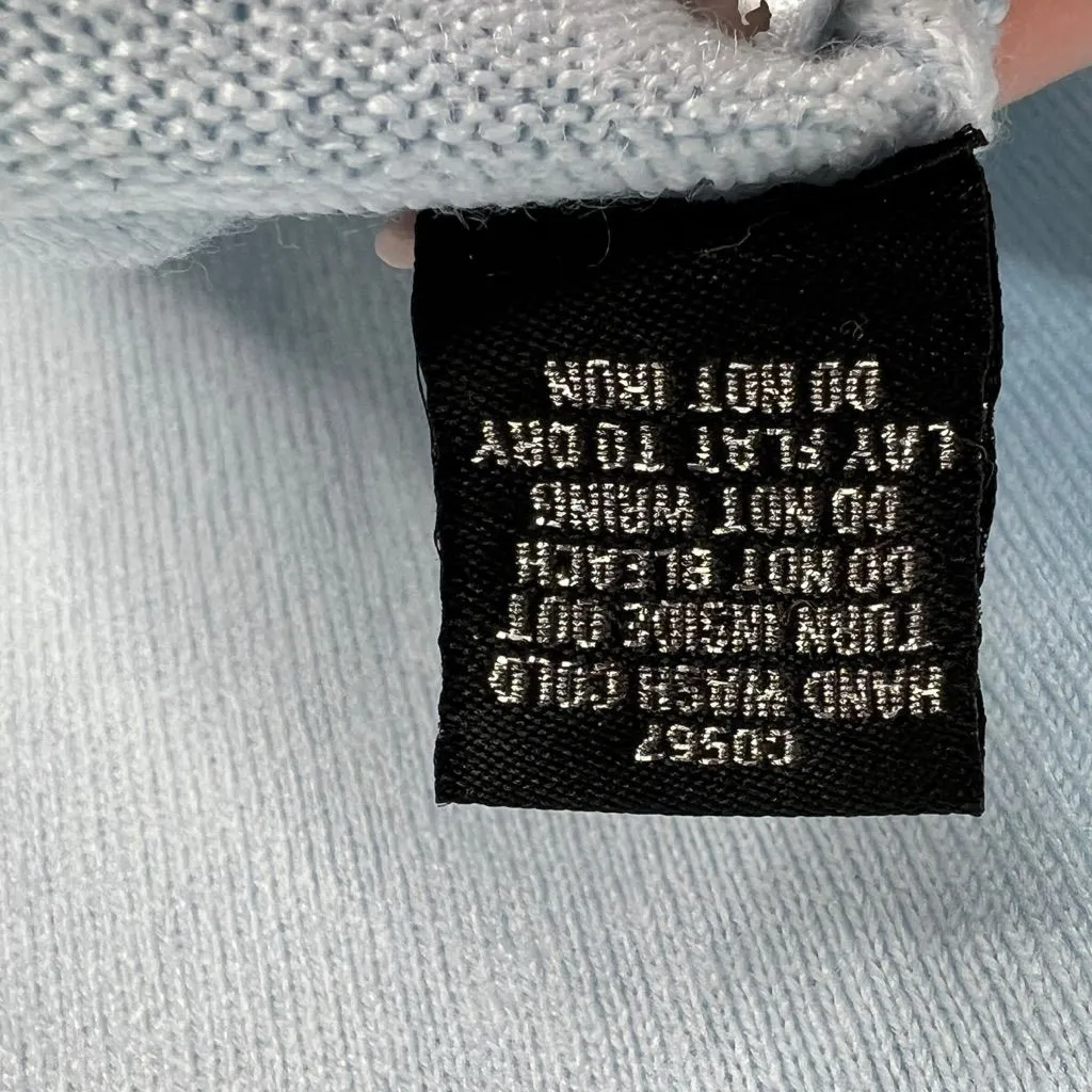 Lisa International Blue Women’s Sweater Size Medium - Image 6