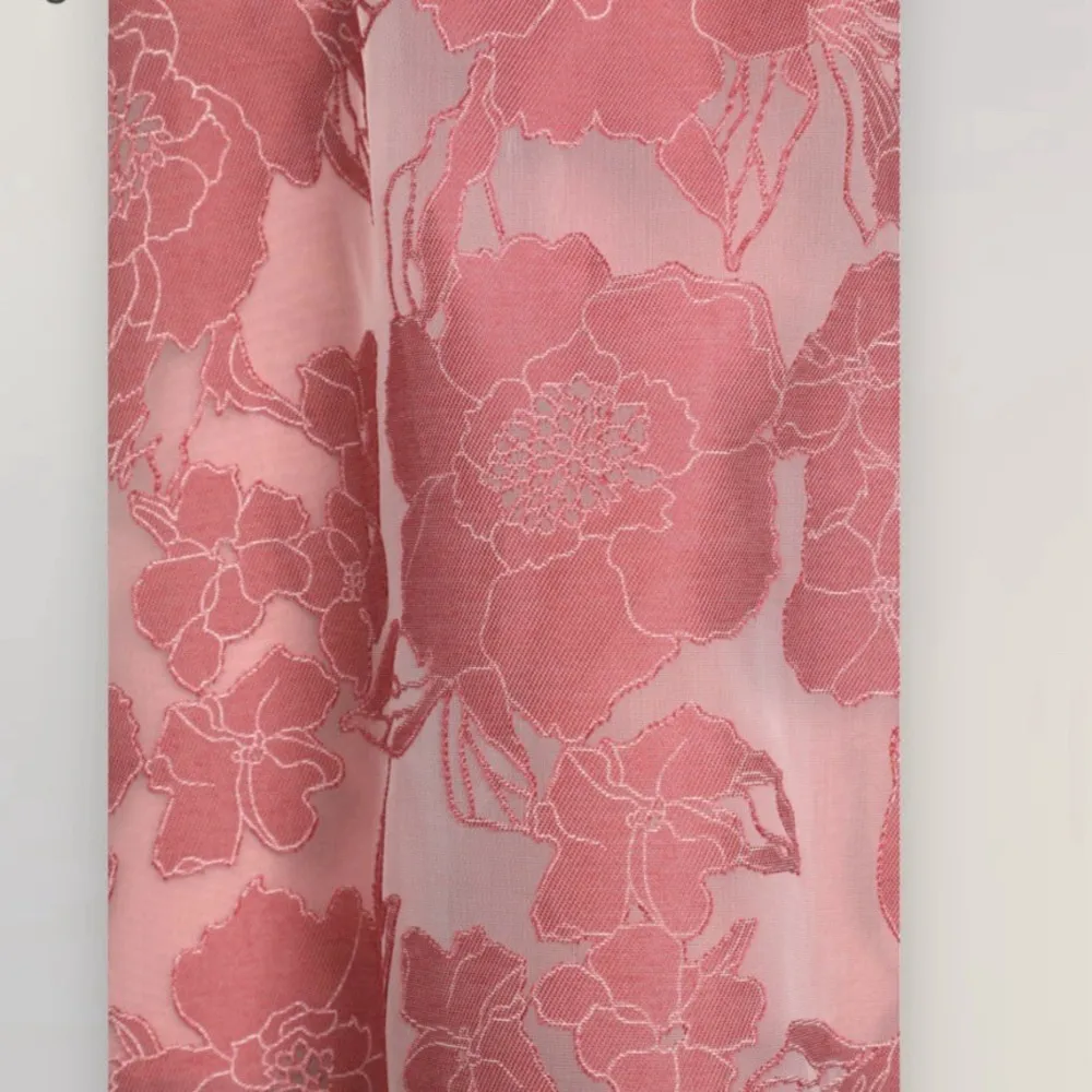 NWT Lulus Pink Feeling Like Forever Floral Organza Lace Up Midi Dress MEDIUM - Image 6