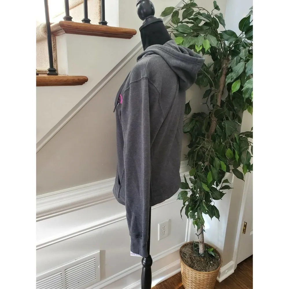 Russell Athletic Women's Solid Gray Long Sleeve Pullover Casual Hoodie Size M - Image 4