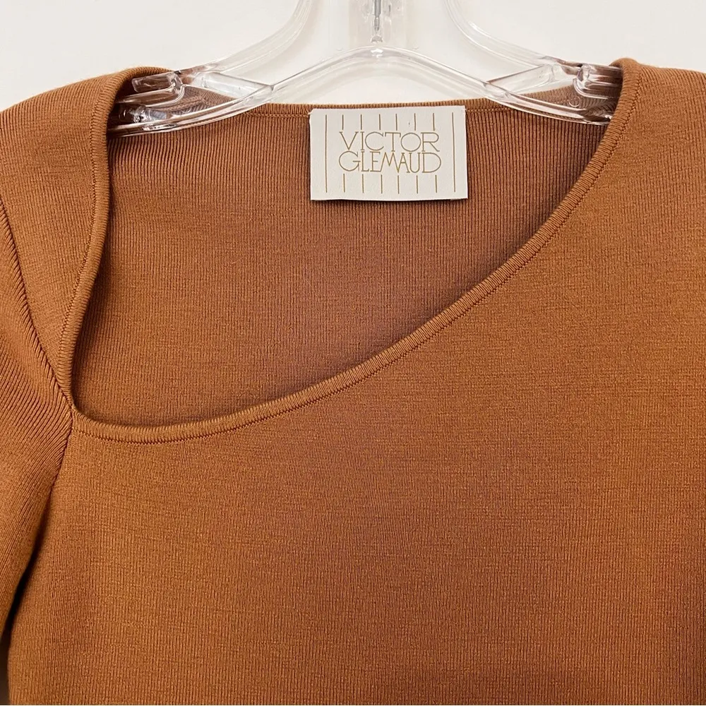 VICTOR GLEMAUD SLASH LONG SLEEVE TOP - Image 4