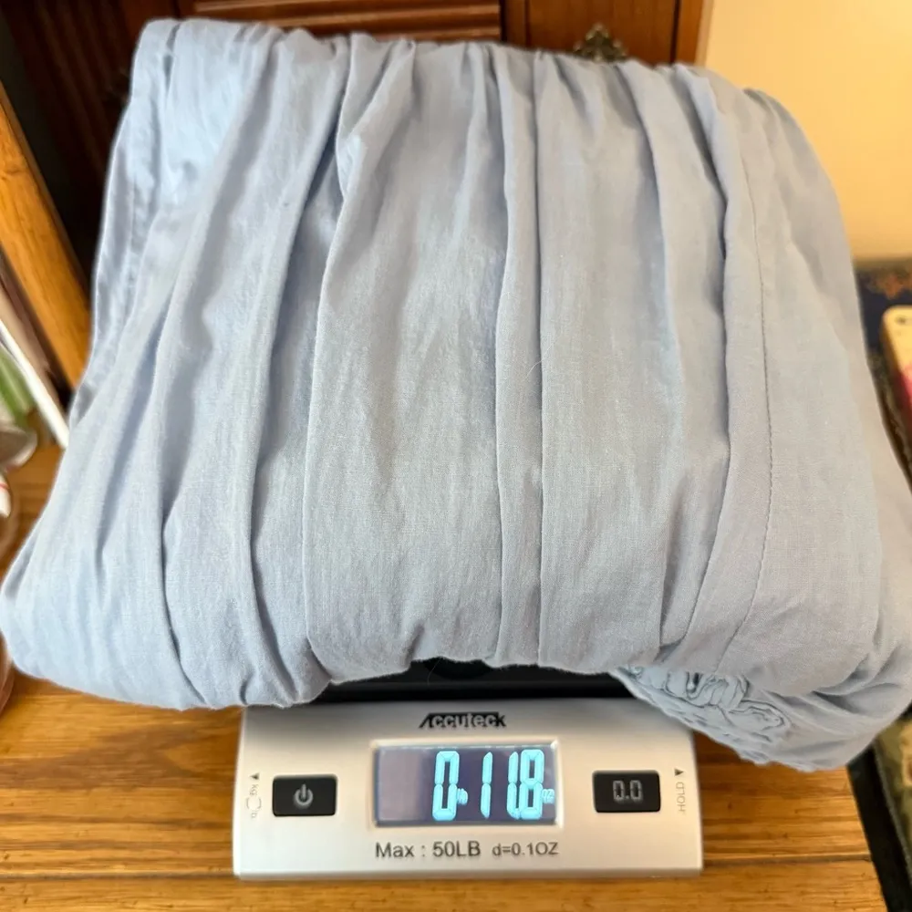 For the Republic Smocked Skirt Women’s Size 14 Cotton Lined Flowers Circle Blue - Image 11